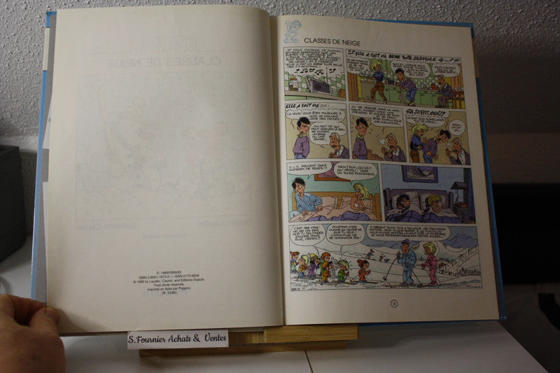 Classe de neige – Cédric 2 - Laudec Cauvin - Dupuis - Réédition - 2014