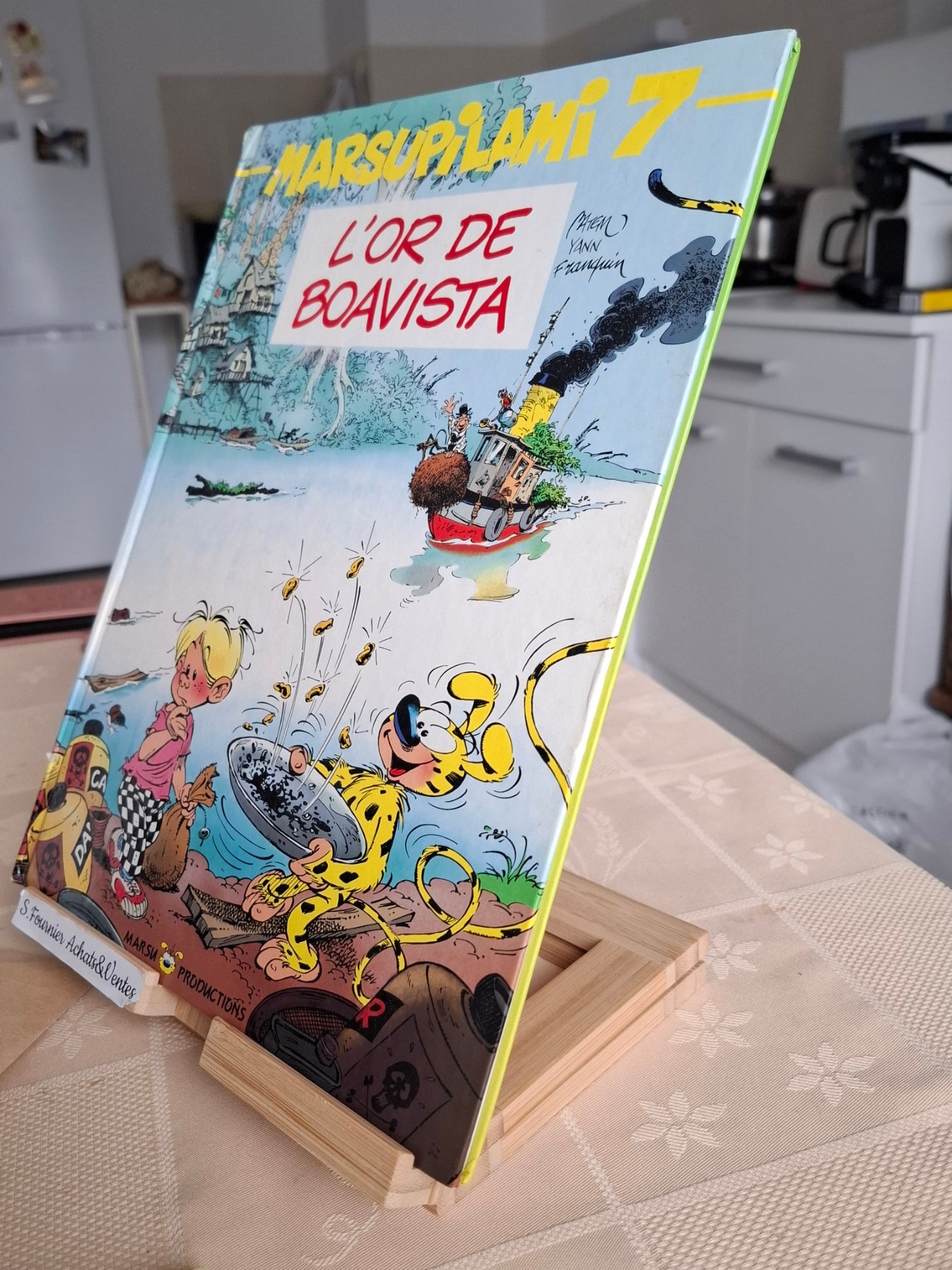 L’or de Boavista – Marsupilami – Yann Franquin Batem – Marsu production – EO - 1992