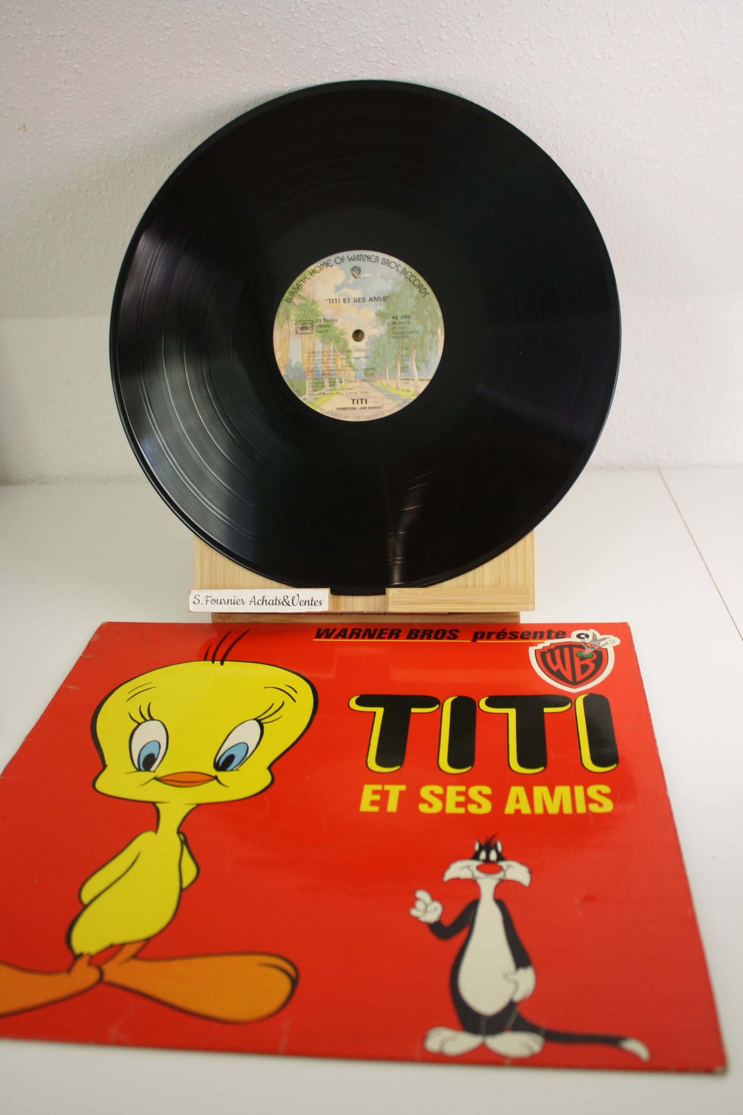 Disque vinyle 33T « Titi et ses amis » – Titi – Thomas Aminel Elias – WEA – Objet dérivés