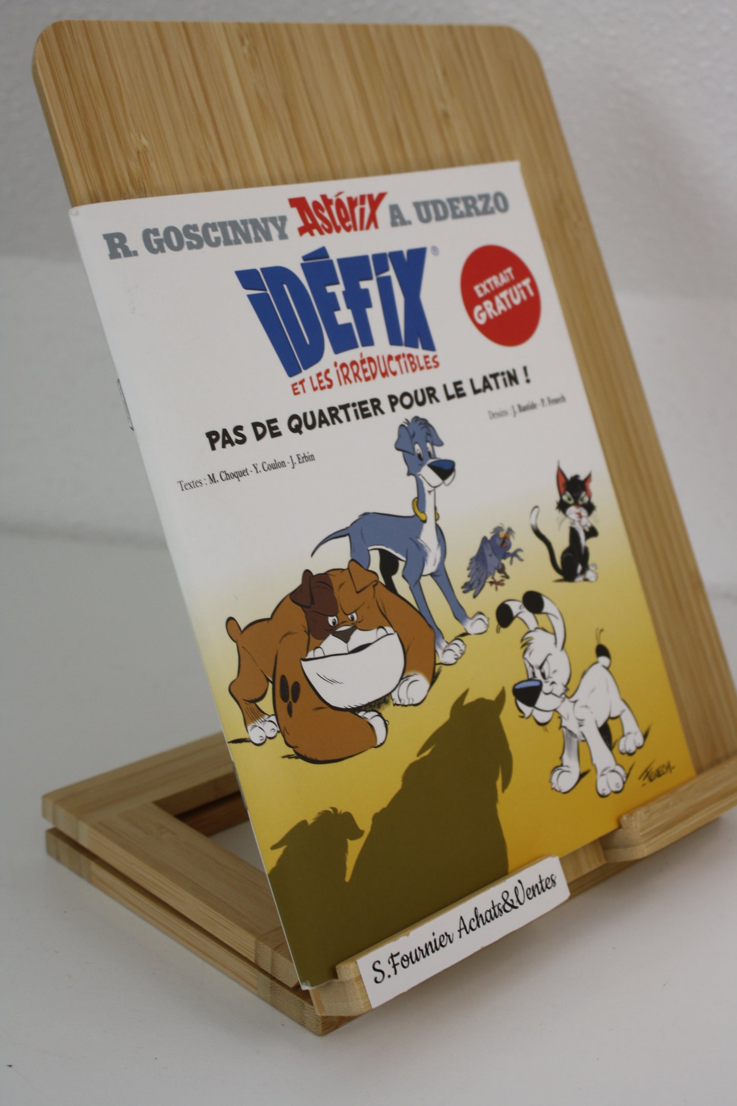 Extrait CNL de pas de quartier pour le latin – Idéfix et Les irréductibles – Choquet Coulon Erbin – Edition Albert René CNL – Publicitaire – 2022