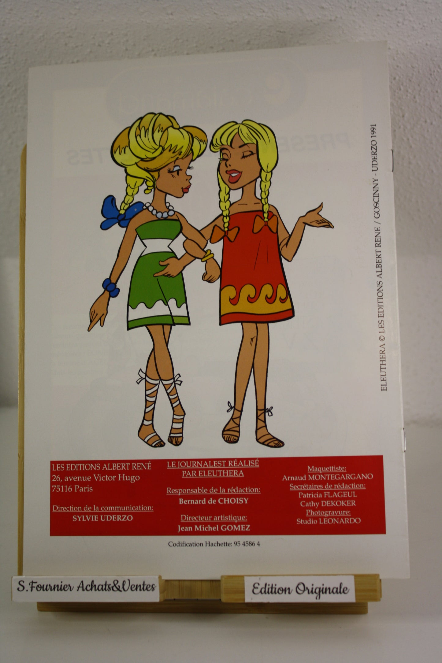 Le journal d’Astérix n°3 – Astérix –Uderzo – Edition Albert René – Périodique – 1991