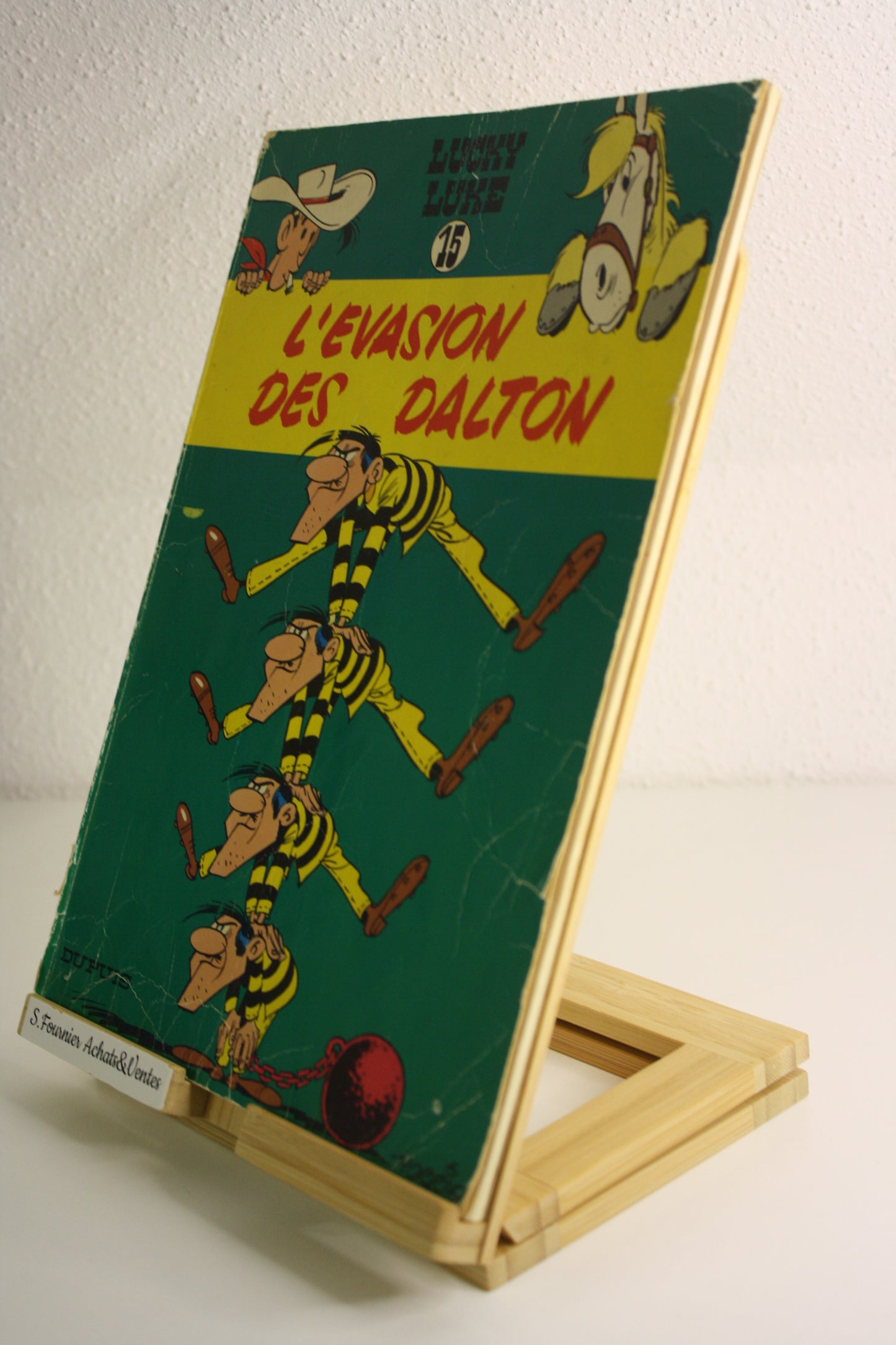 L’évasion des Dalton – Lucky Luke – Morris – Dupuis – Réédition – 1969 - abimé