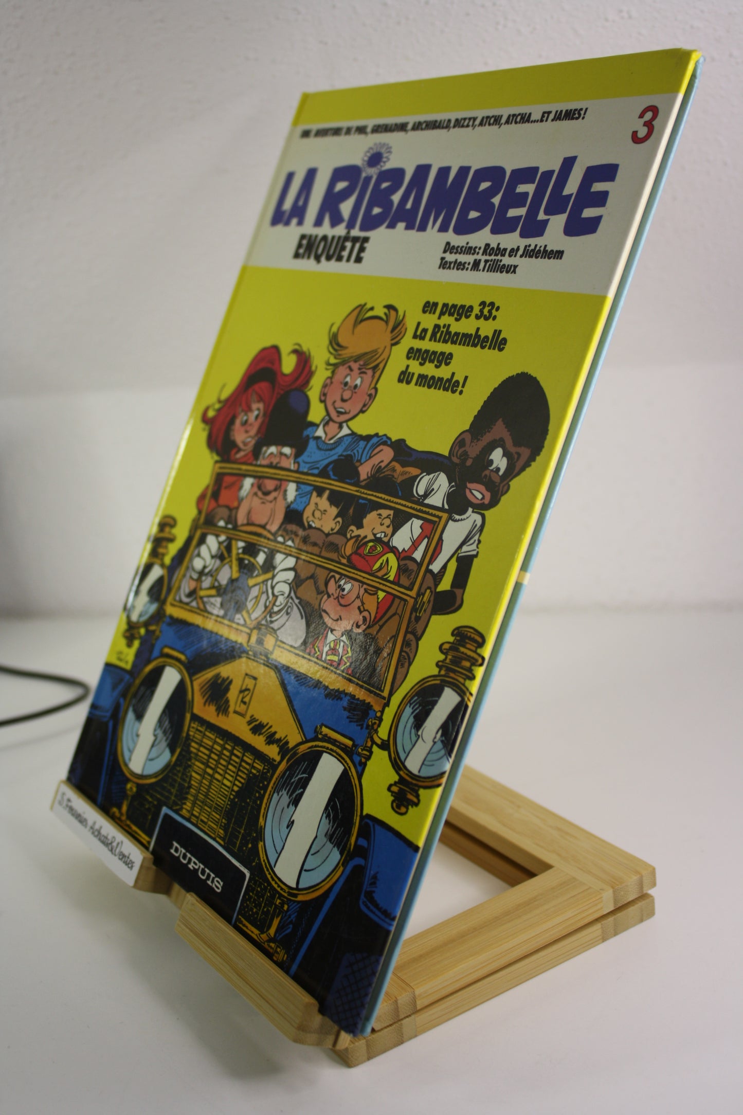 La ribambelle enquête – La ribambelle – Roba Jidéhem Tillieux – Dupuis – Réédition – 1984