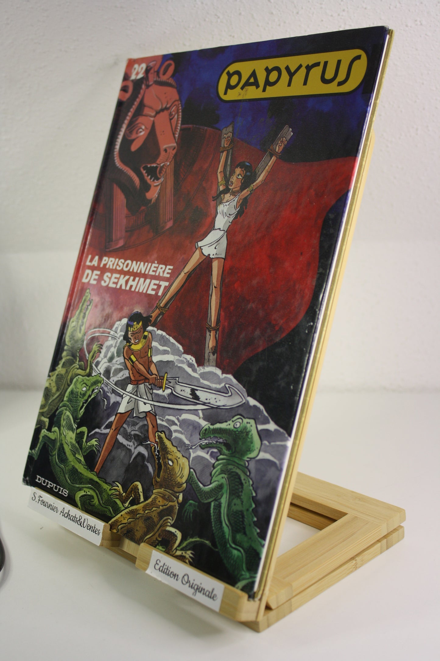 La prisonnière de Sekhmet – Papyrus – Gieter – Dupuis - EO – 1999