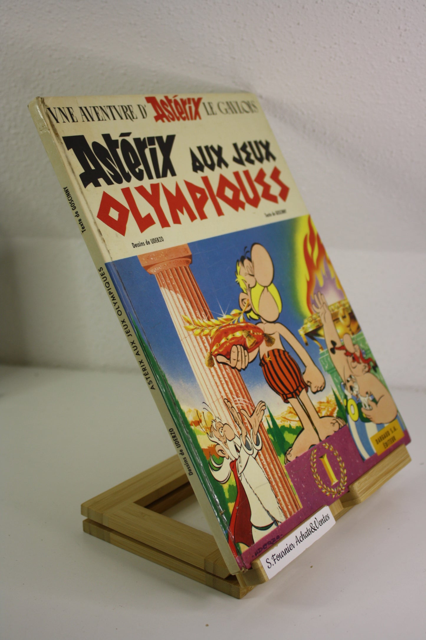 Astérix aux jeux Olympiques – Astérix – Goscinny Uderzo – Dargaud – Réédition - 1969