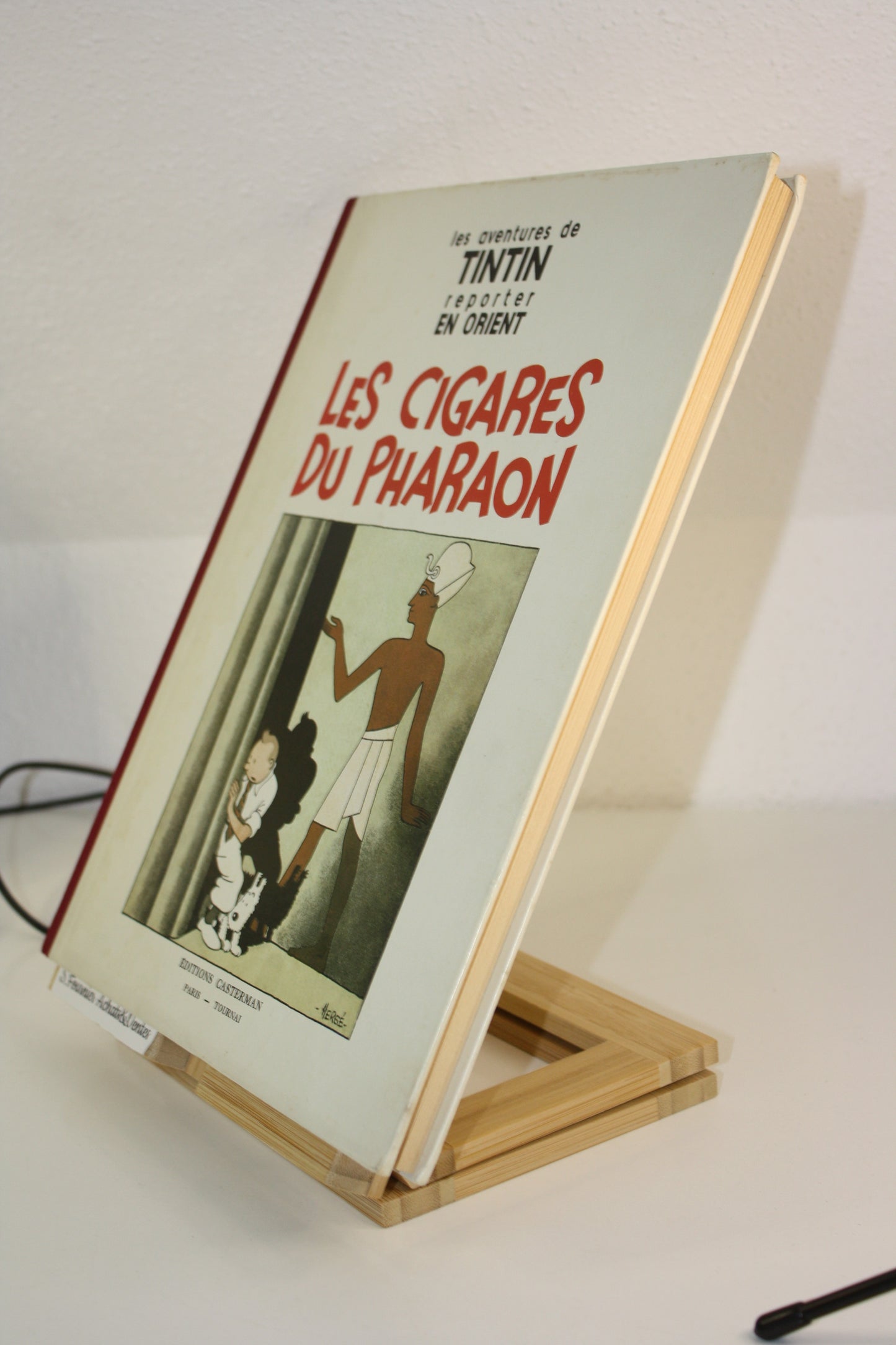 Facsimilé Les cigares du pharaon – Tintin reporter en Orient – Hergé – Casterman – EO – 1984