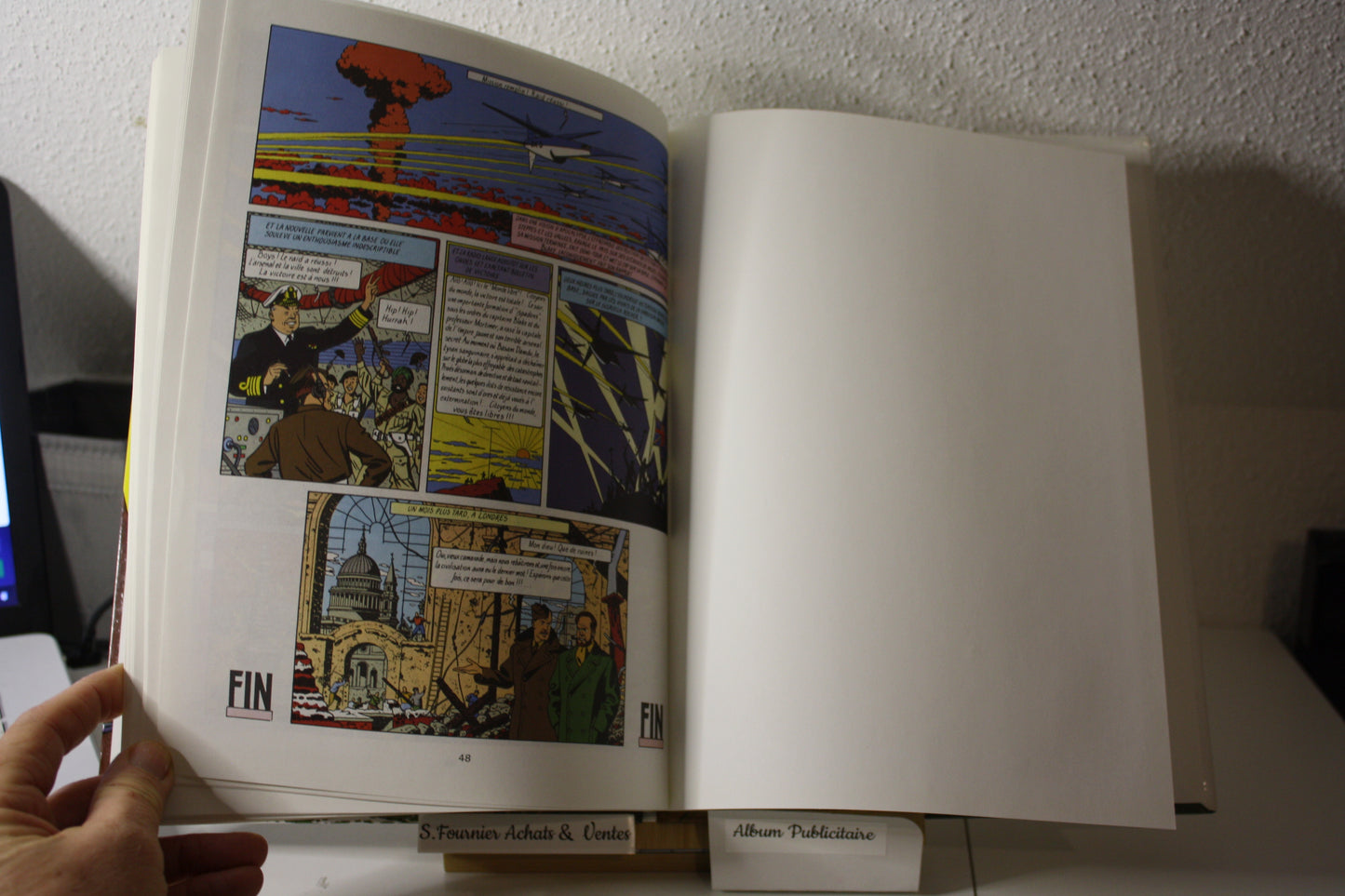 Le secret de l'espadon Tome 3 - Blake et Mortimer - Edgard P Jacques - Delville - Publicitaire - 1999 - ESSO