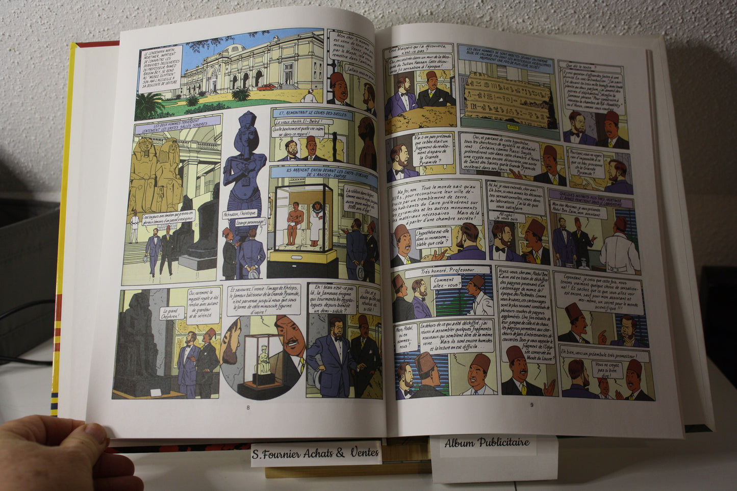 Tome 1 Le mystère de la pyramide - Blake et Mortimer - Edgard P Jacques - Delville - Publicitaire - 1999 - ESSO