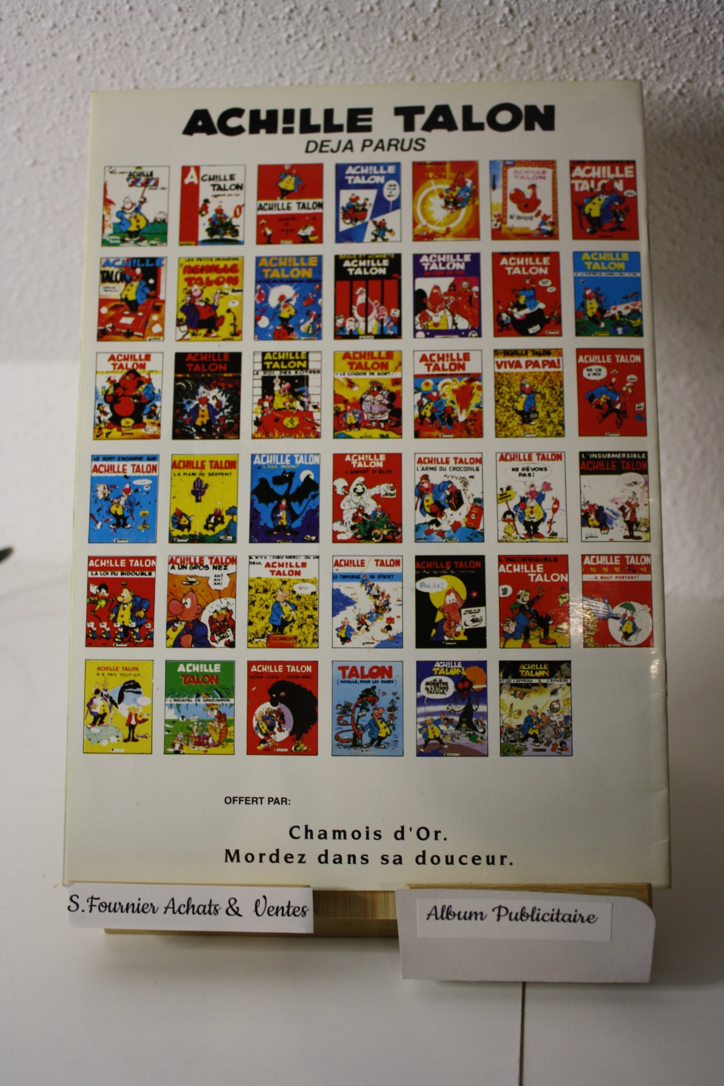 Achille Talon m’éprise l’obstacle – Achille Talon - Greg – Dargaud - Publicitaire - 1994 - Chamois d’or