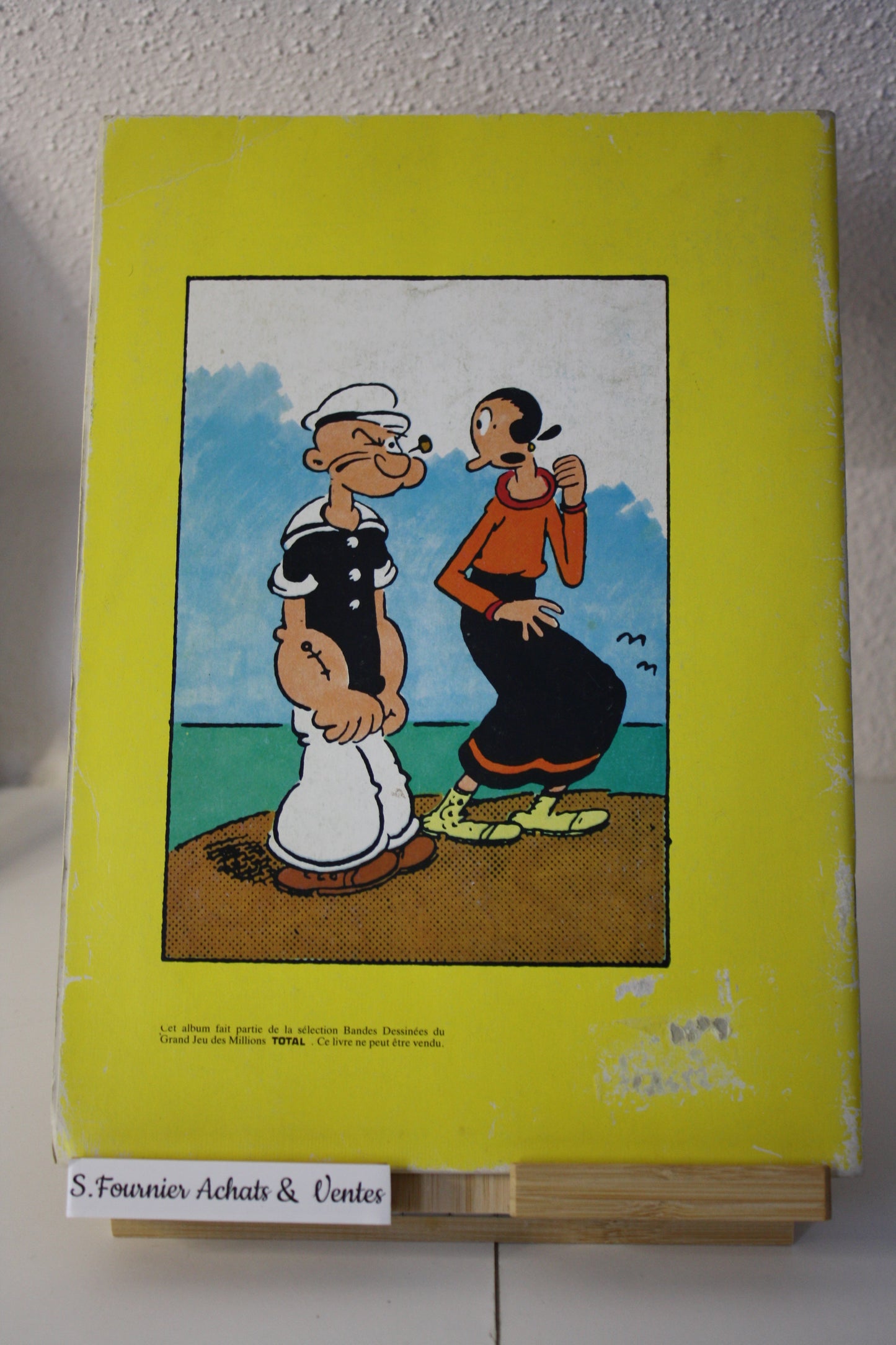 Popeye et son Popa – Popeye - Segar – Futuropolis - Publicitaire - 1988 - TOTAL