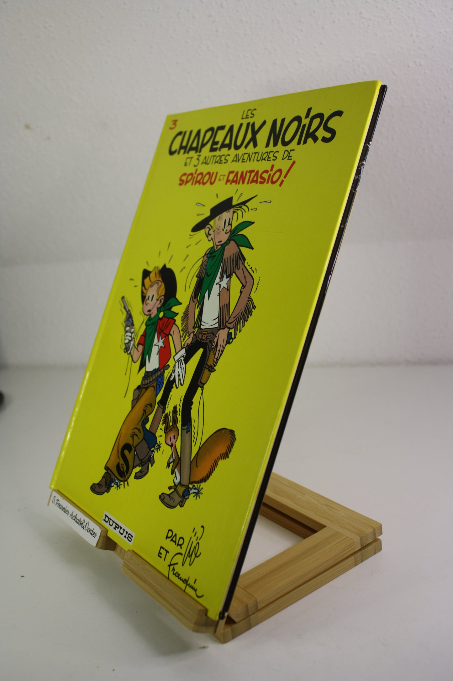 Les chapeaux noirs – Spirou et Fantasio – Franquin Jijé – Dupuis – Réédition – 1993