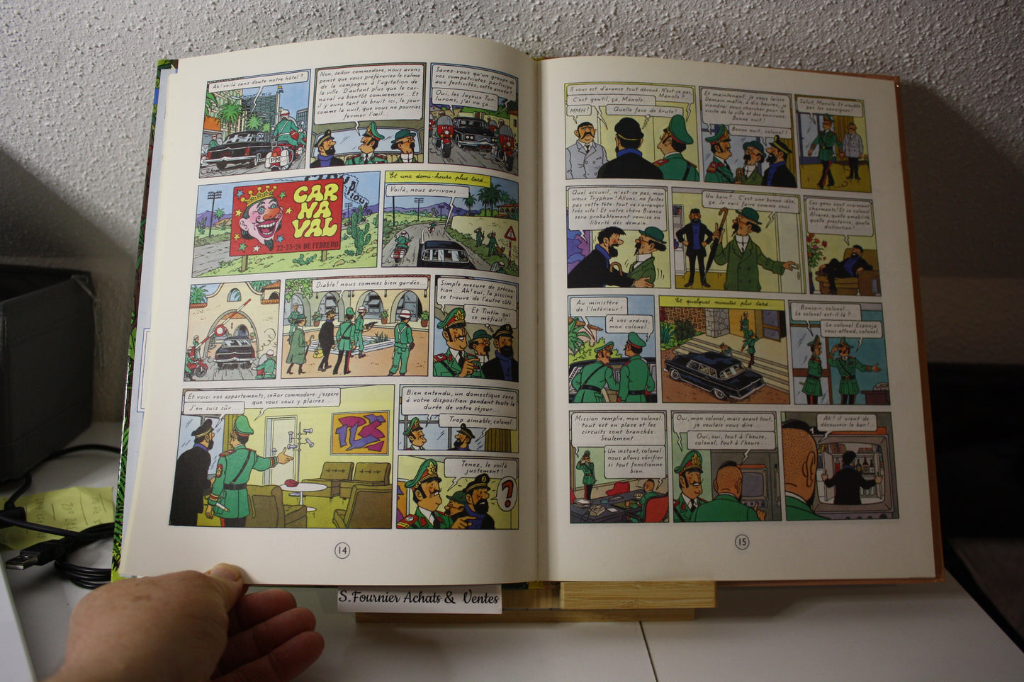 Tintin et les picaros – Tintin - Hergé - Casterman - EO - 1976 – Lettre F