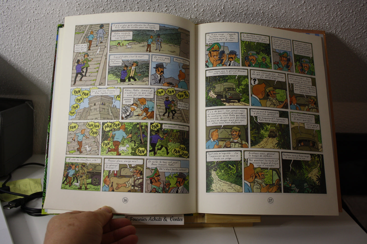 Tintin et les picaros – Tintin - Hergé - Casterman - EO - 1976 – Lettre F