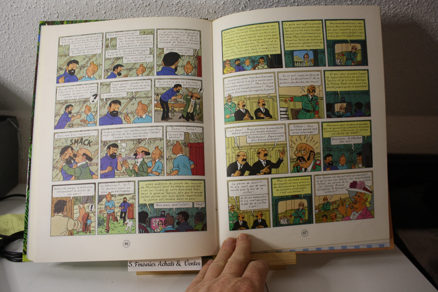 Tintin et les picaros – Tintin - Hergé - Casterman - EO - 1976 – Lettre F