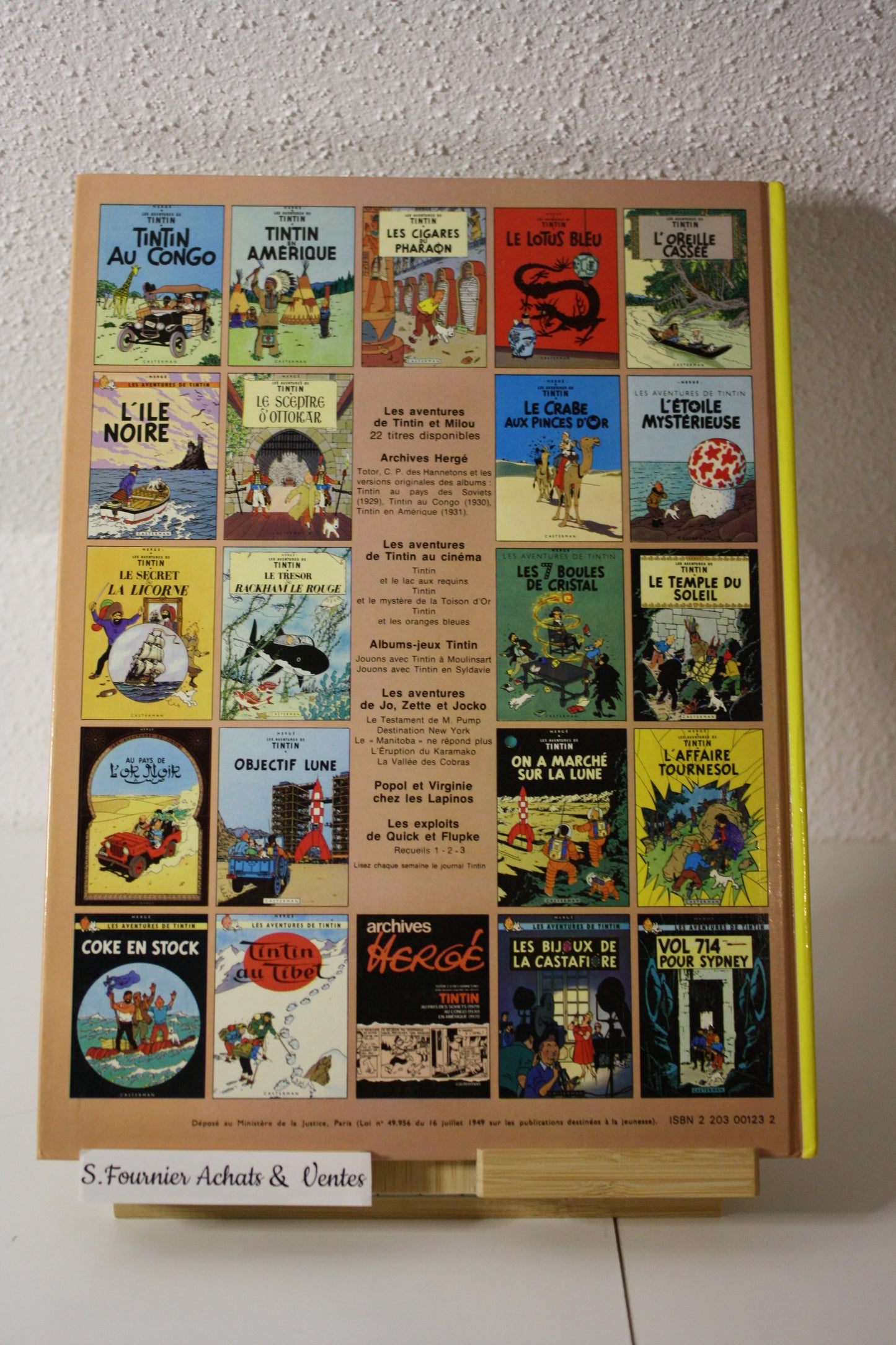 Tintin et les picaros – Tintin - Hergé - Casterman - EO - 1976 – Lettre F