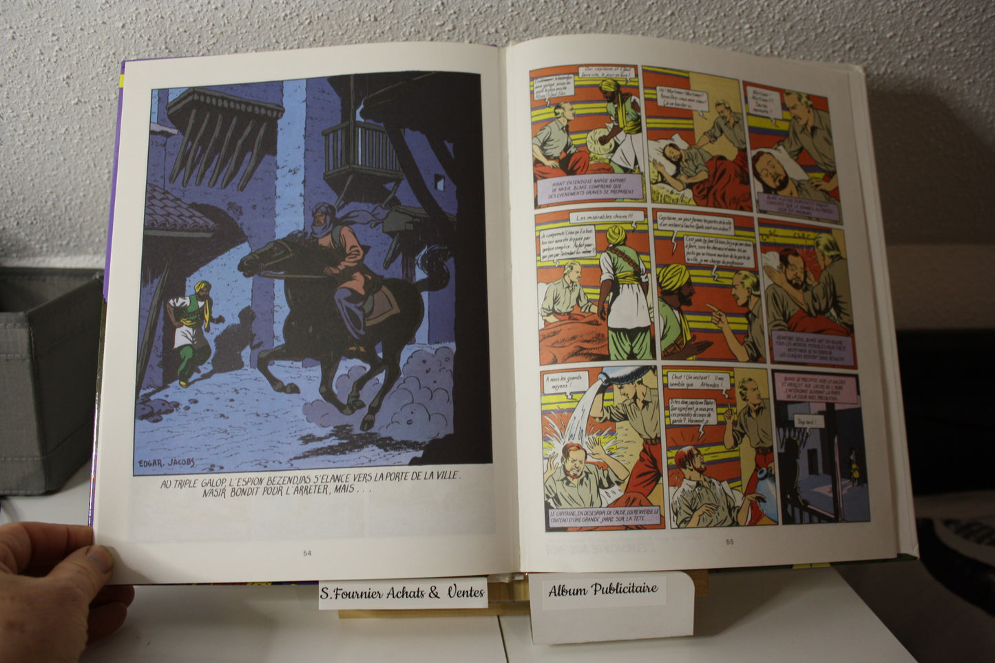Le secret de l'espadon Tome 1 - Blake et Mortimer - Edgard P Jacques - Delville - Publicitaire - 1999 - ESSO