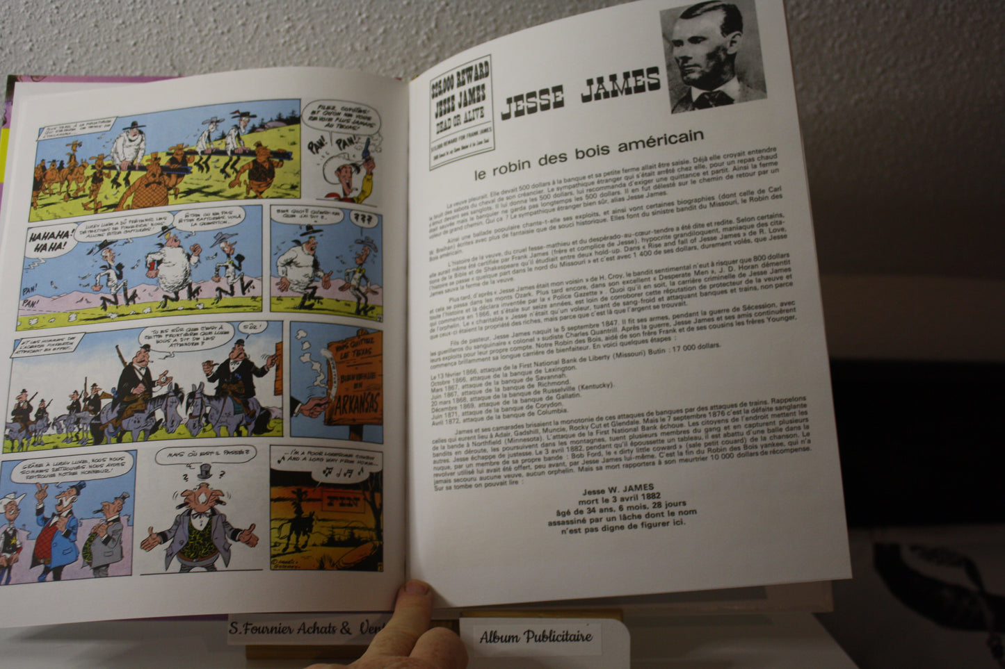 Jesse James – Lucky Luke – Morris et Goscinny - Lucky comics – Publicitaire - 2006 – Credit Mutuel
