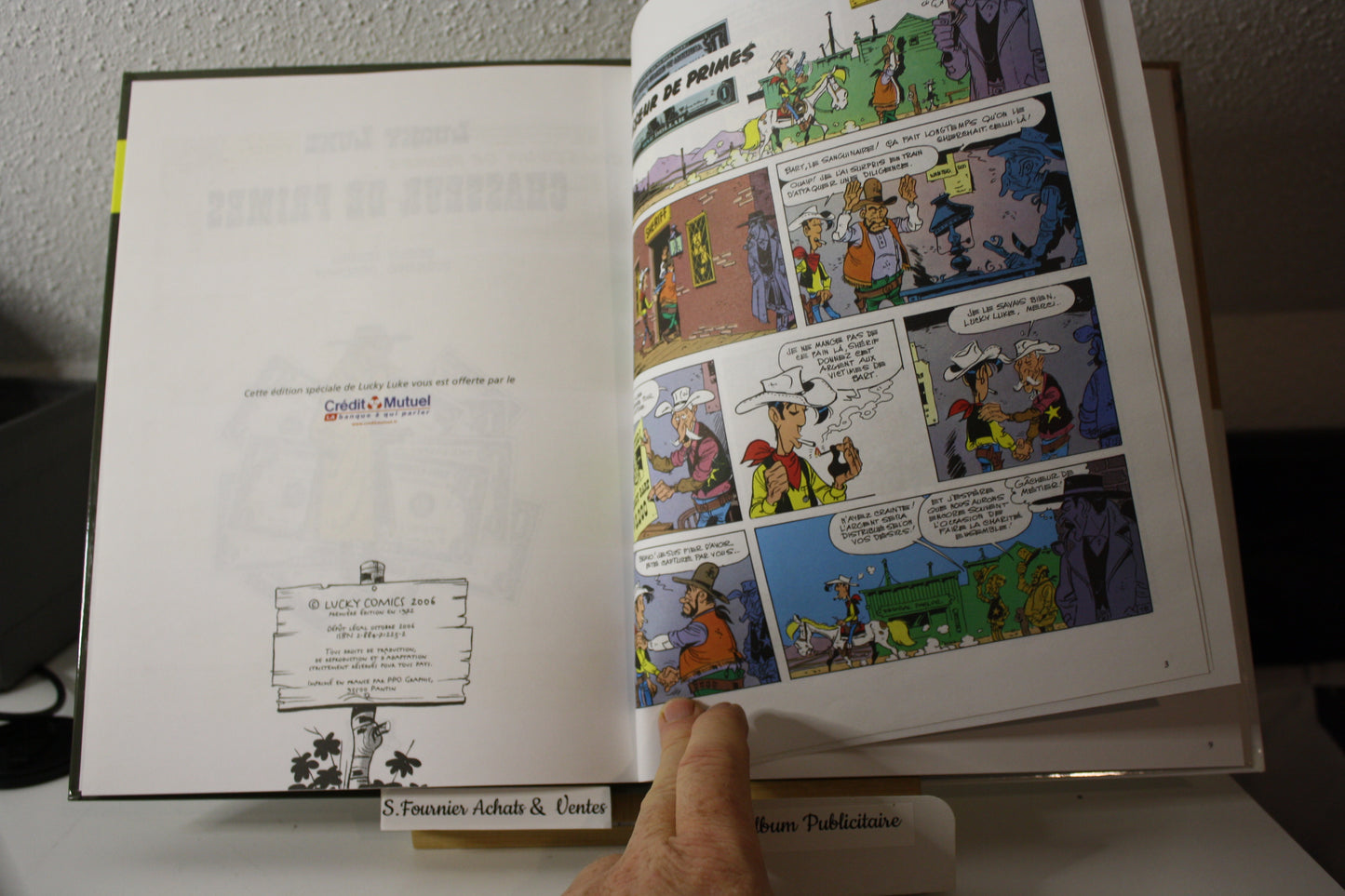 Chasseur de prime – Lucky Luke – Morris et Goscinny - Lucky Comics - Publicitaire - 2006 - Crédit Mutuel