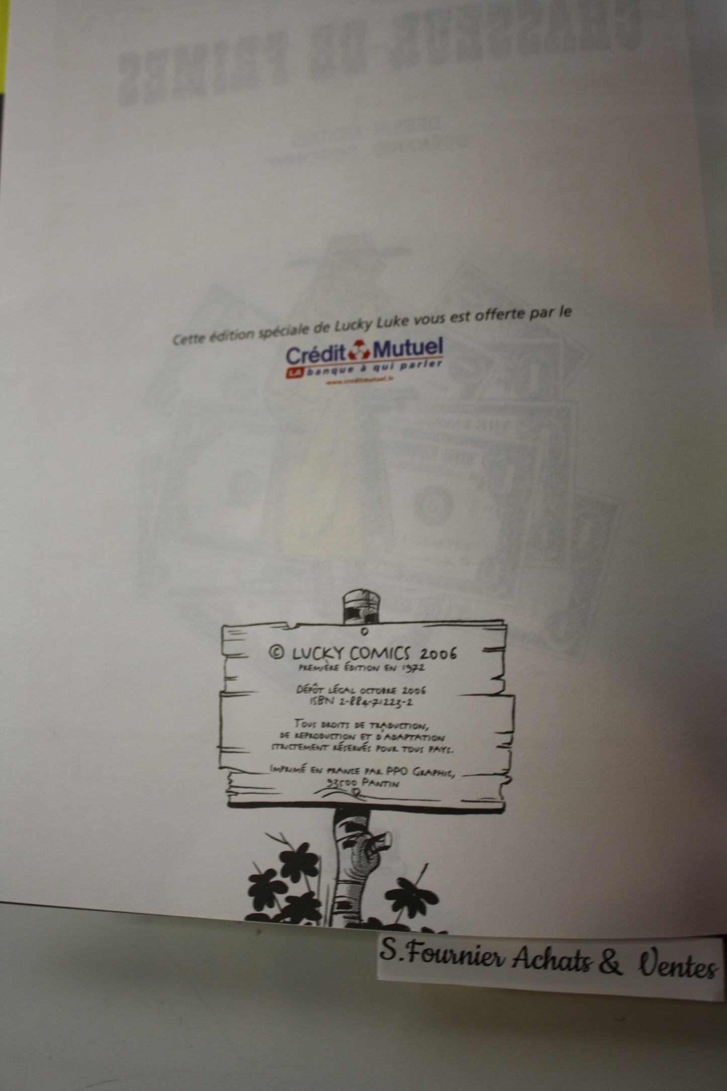 Chasseur de prime – Lucky Luke – Morris et Goscinny - Lucky Comics - Publicitaire - 2006 - Crédit Mutuel