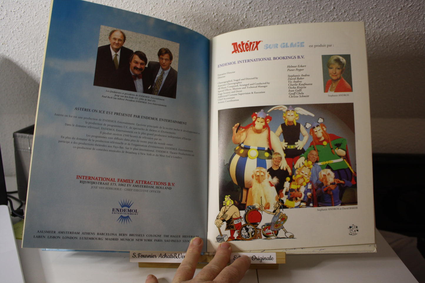 Astérix sur Glace - Astérix - Parc astérix - Albert rené - EO - 1996 - Hors-Série