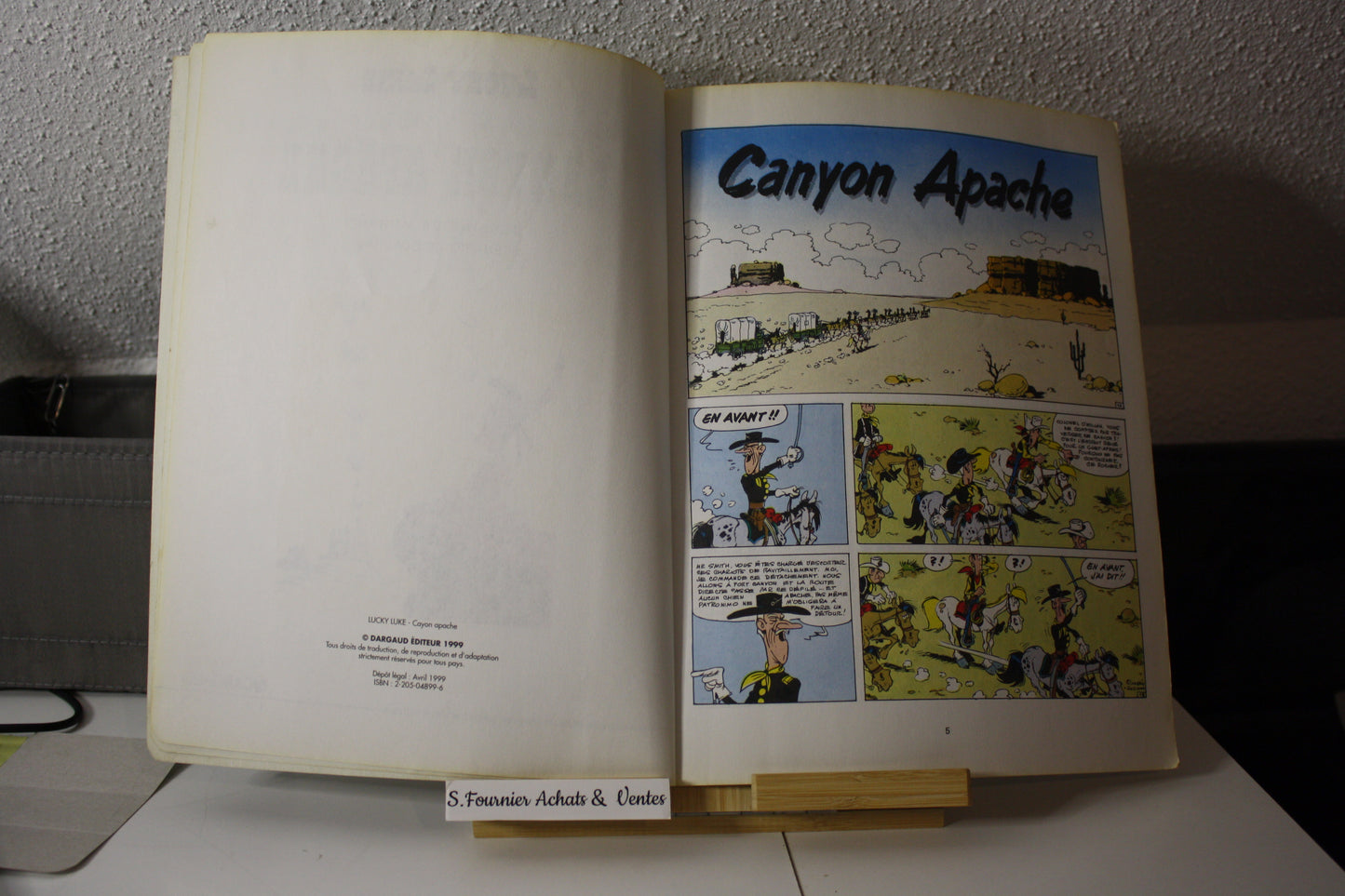 Canyon Apache – Lucky Luke – Morris Goscinny - Dargaud - Publicitaire - 1999 - Mc Donald