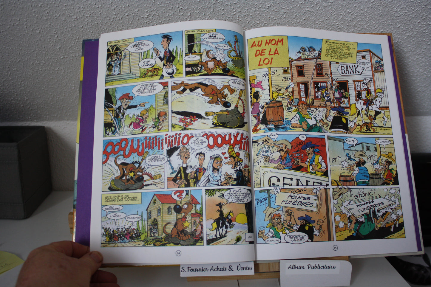 Mac chez les Indiens – Lucky Luke – Morris et Goscinny - Lucky production Genève - Publicitaire - 1995 - ESSO