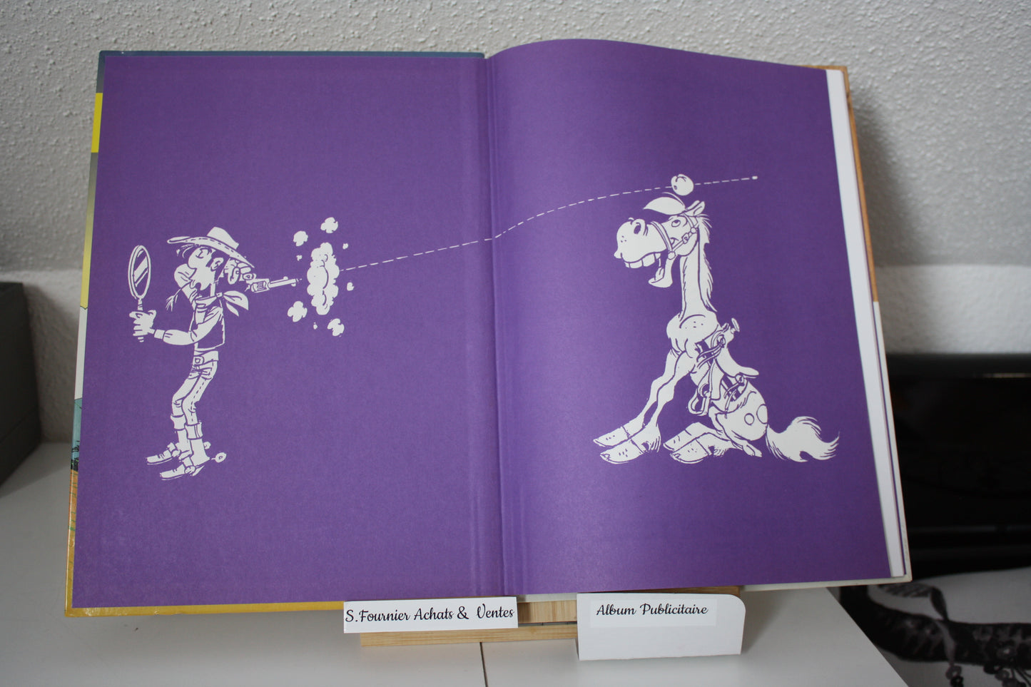 Mac chez les Indiens – Lucky Luke – Morris et Goscinny - Lucky production Genève - Publicitaire - 1995 - ESSO