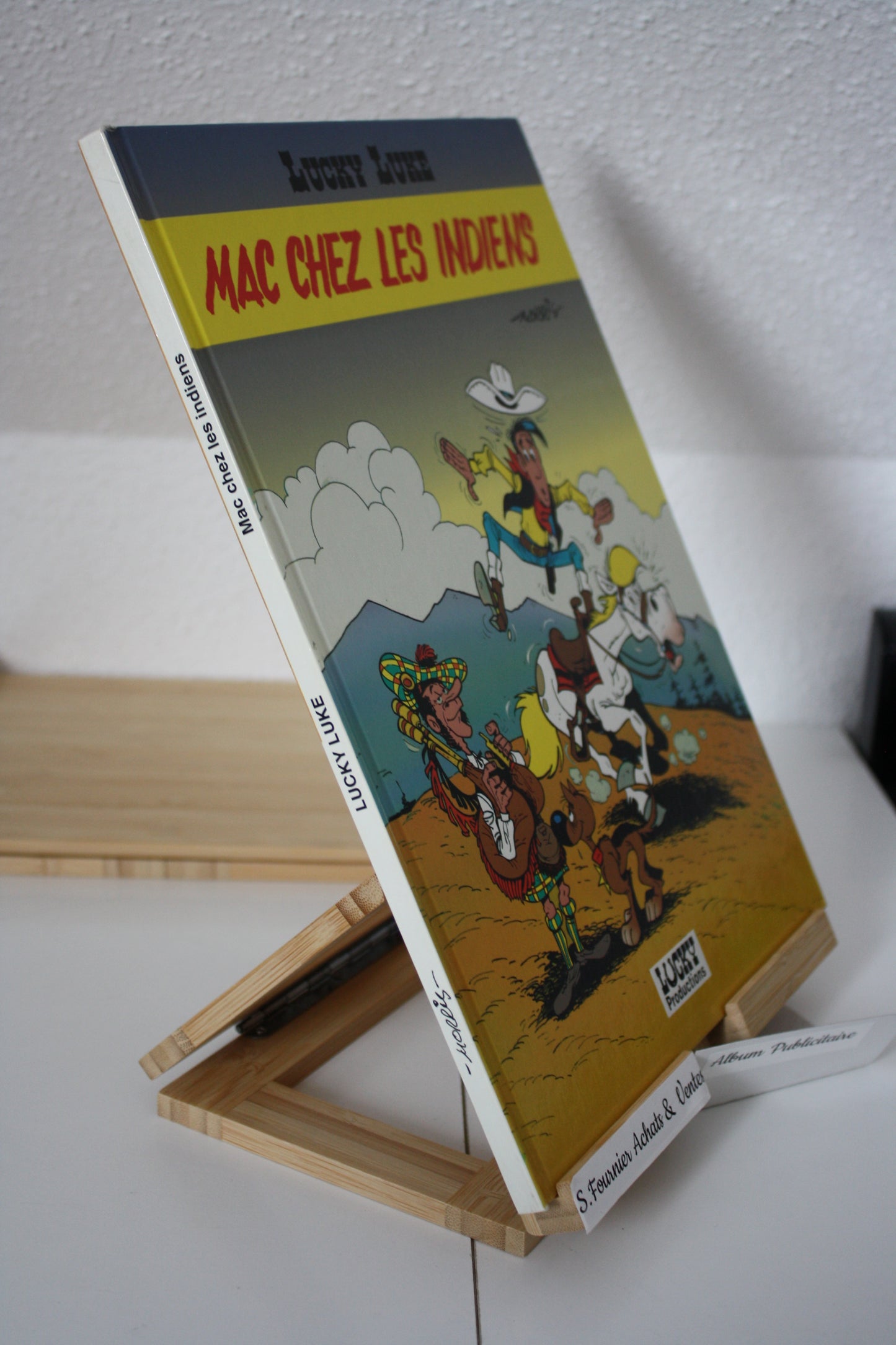 Mac chez les Indiens – Lucky Luke – Morris et Goscinny - Lucky production Genève - Publicitaire - 1995 - ESSO