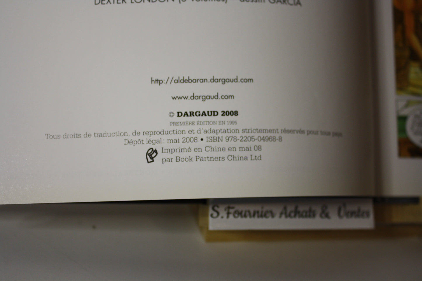2 La Blonde – Aldébaran – Léo - Dargaud - Réédition - 2008