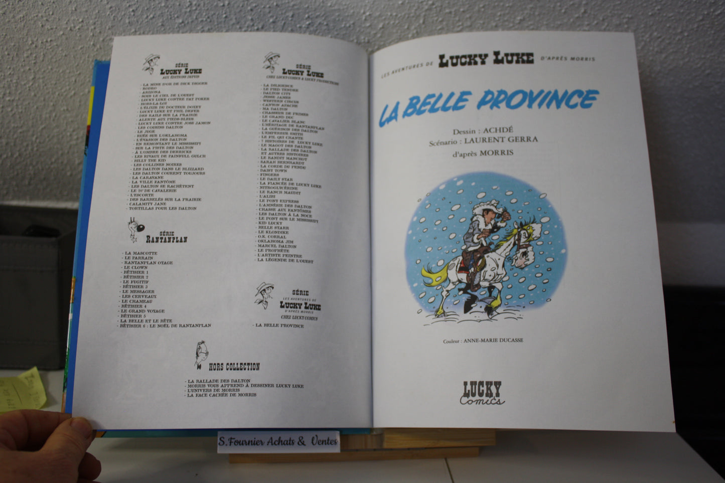 La Belle Province – Lucky Luke – Achdés et Gerra - Lucky Comics - Réédition - 2004