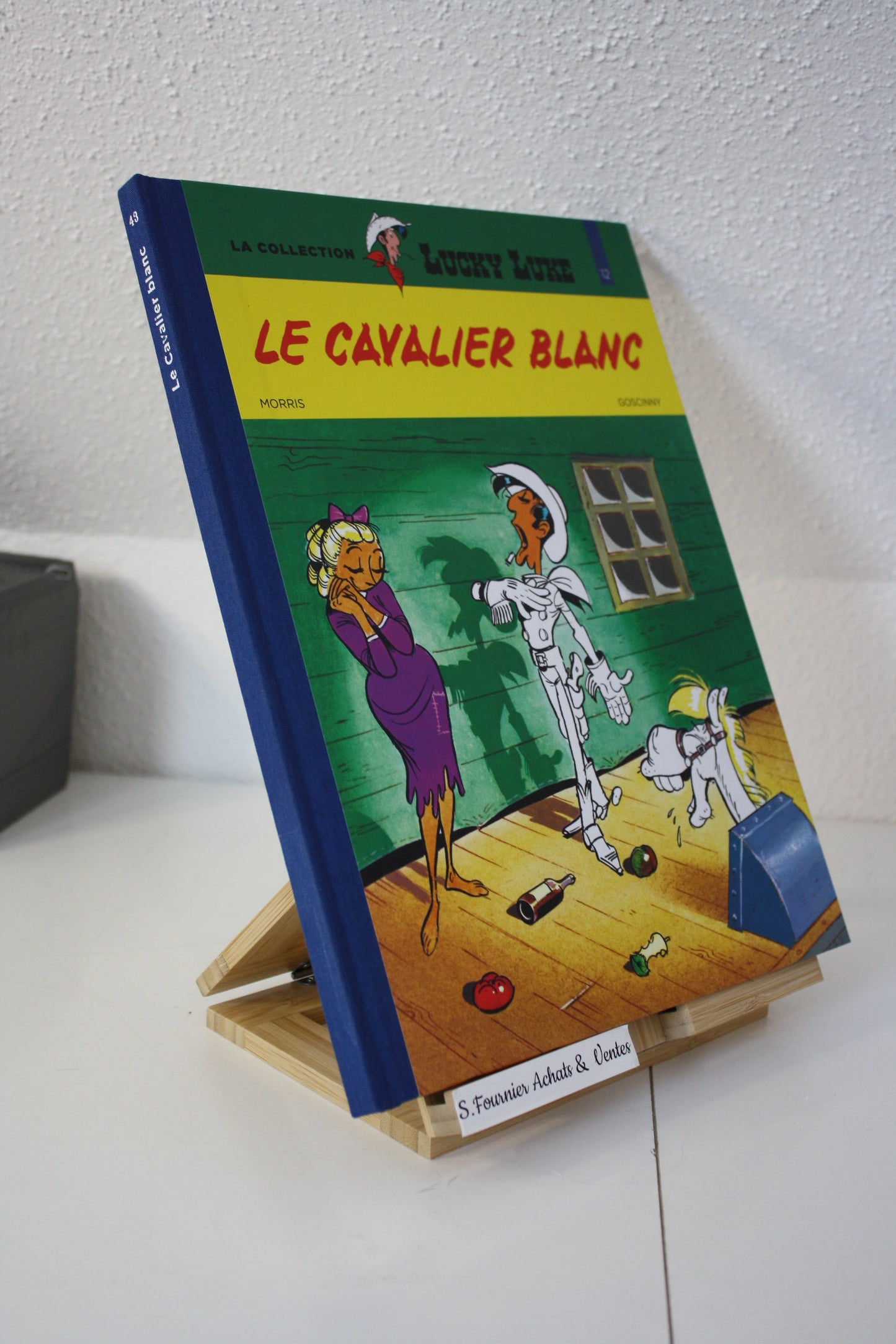 Le cavalier Blanc – Lucky Luke – Morris et Goscinny - Hachette - Réédition - 2019