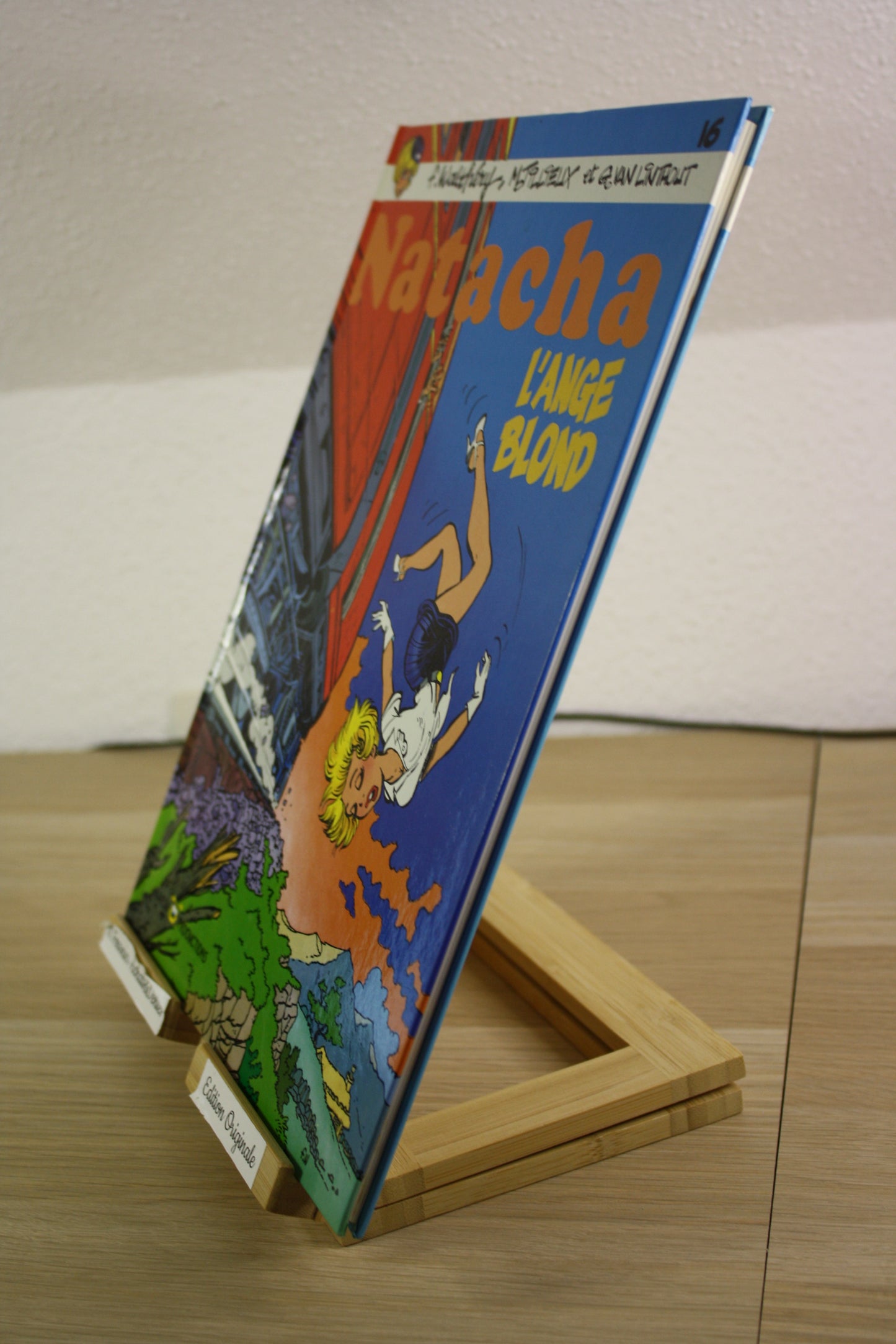 L’ange Blond – Natacha – Walthéry Tillieux Linthout – Marsu Production –EO – 1994 – sans le poster
