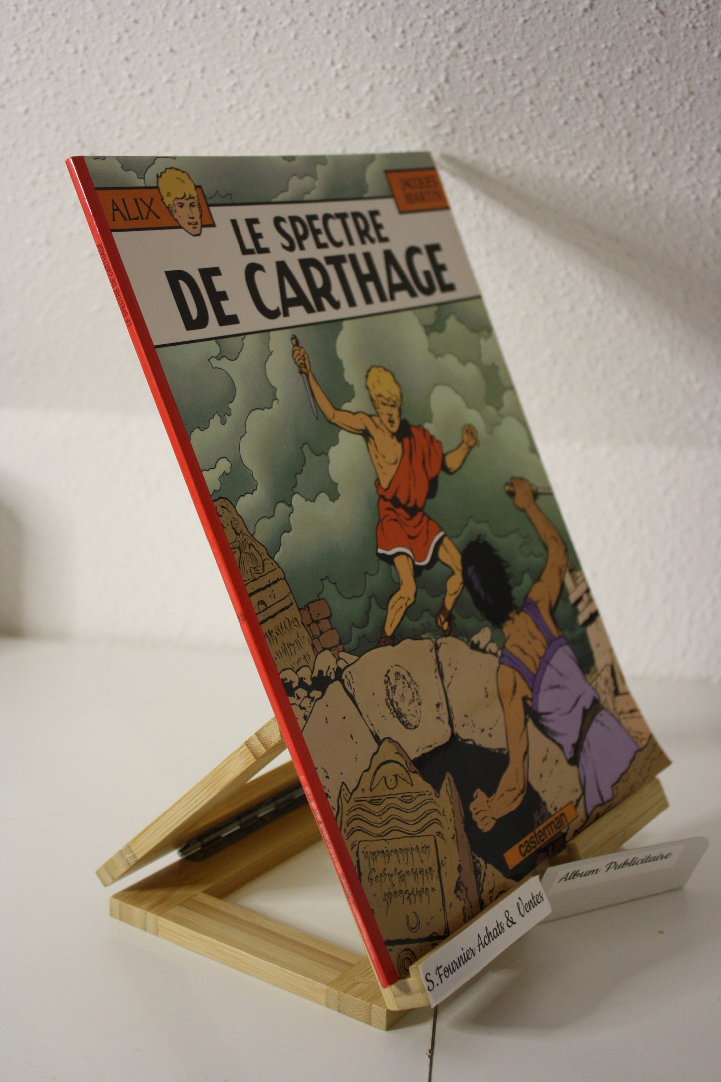 Le spectre de Carthage – Alix – Jacques Martin - Casterman - Publicitaire- 2001 - Promotionnel Souple