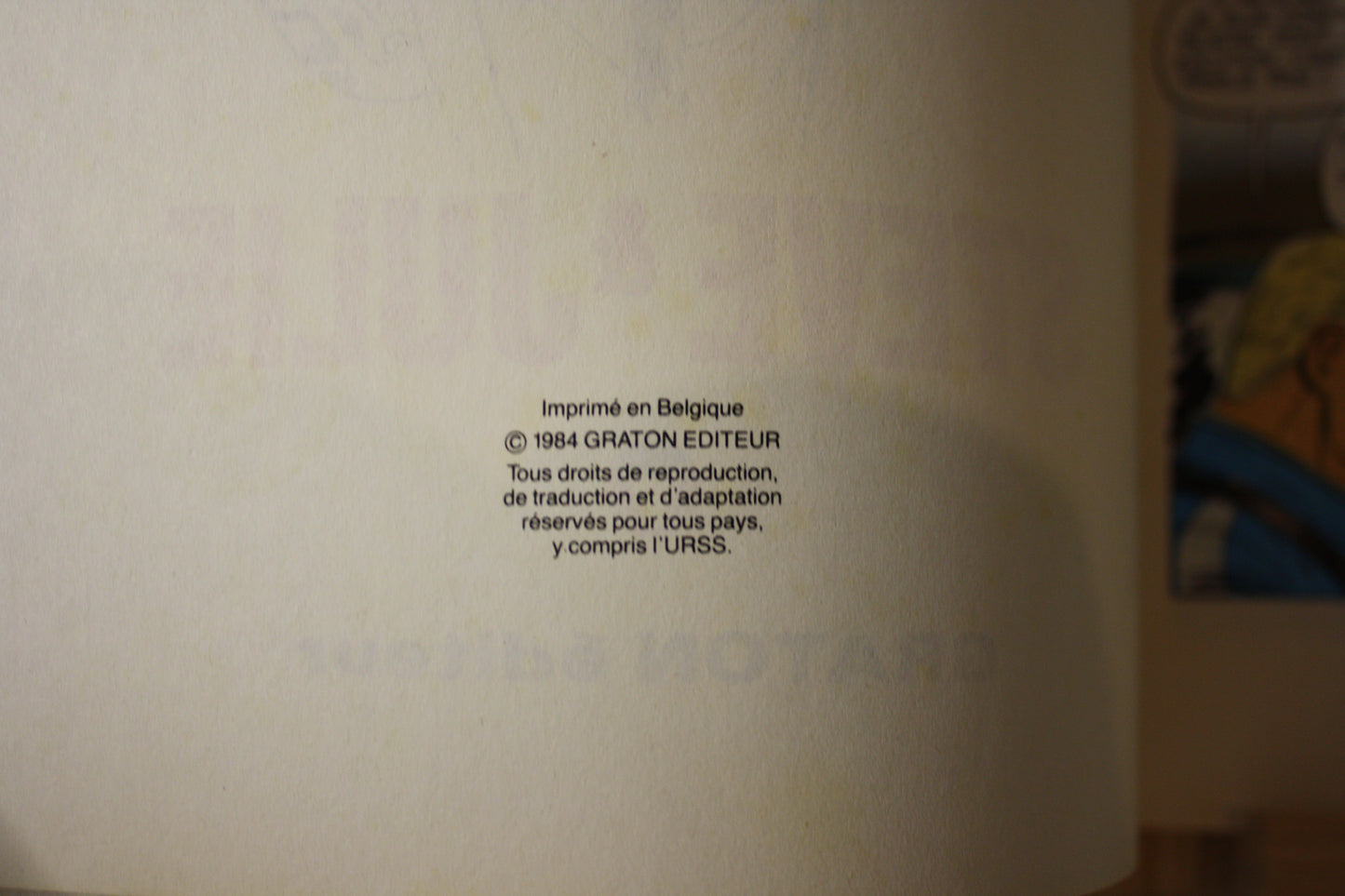 Steve & Julie – Michel Vaillant – Jean Graton - Graton éditeur – Publicitaire - 1984 - Elf Antar