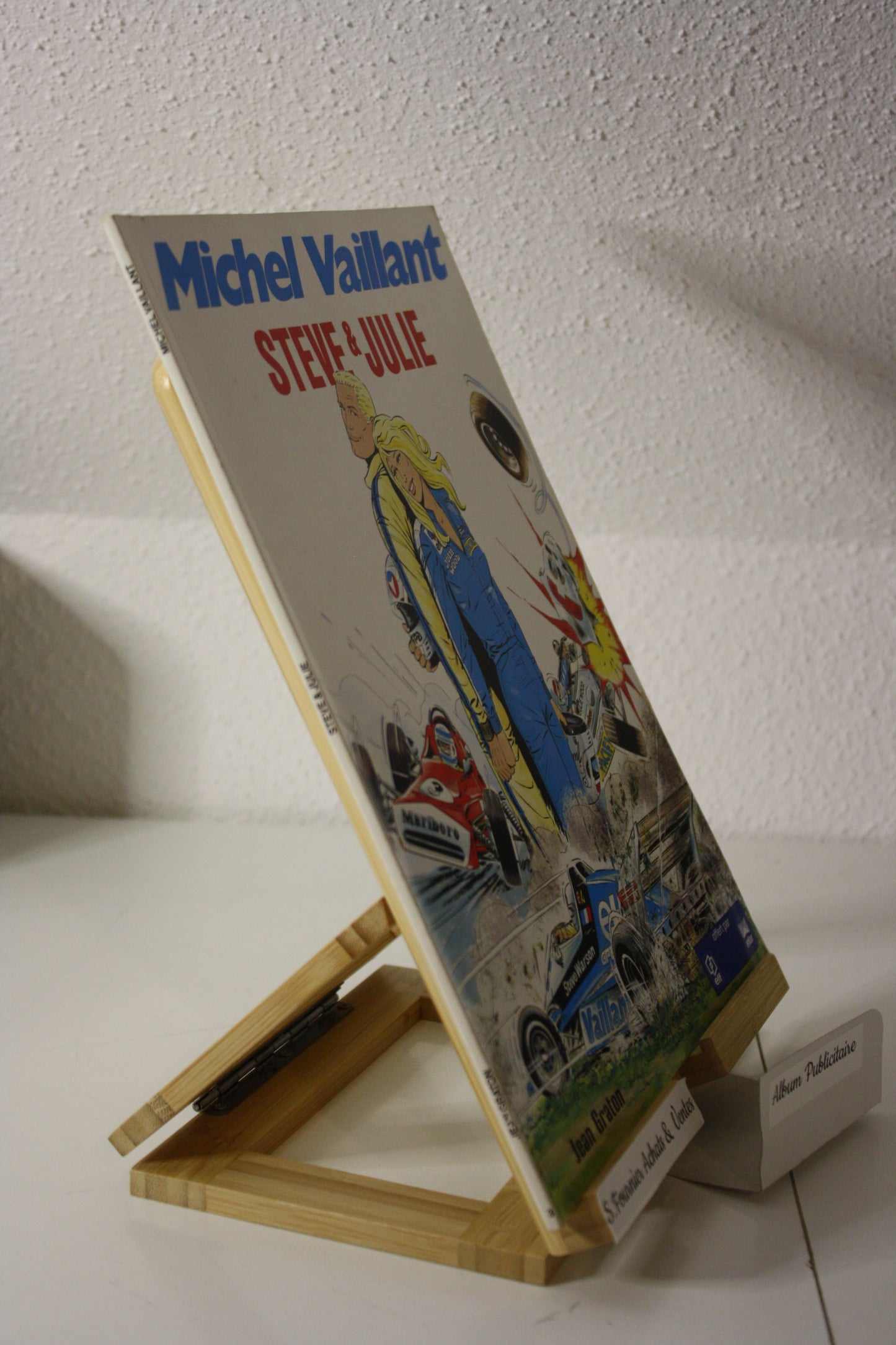 Steve & Julie – Michel Vaillant – Jean Graton - Graton éditeur – Publicitaire - 1984 - Elf Antar