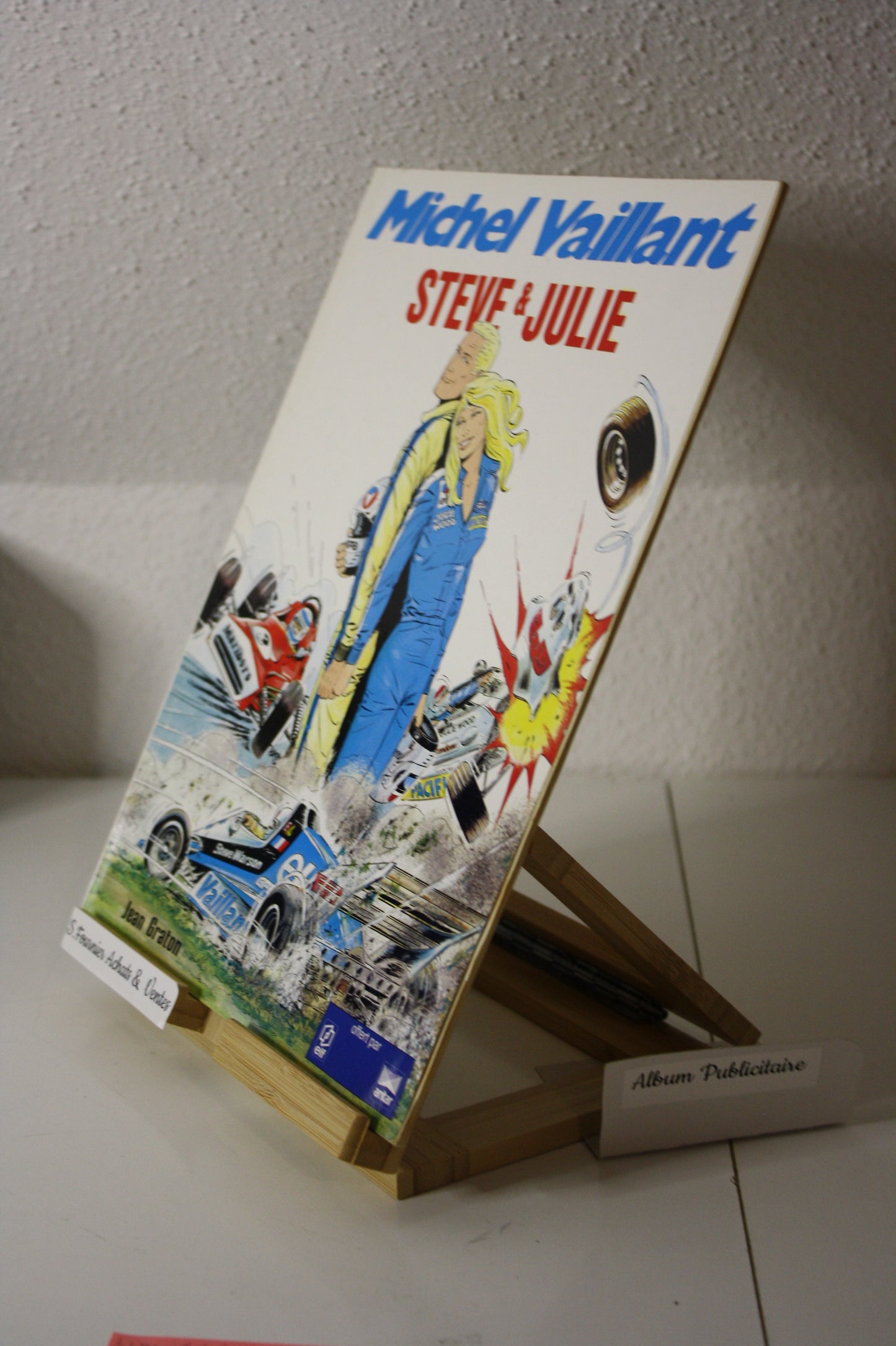 Steve & Julie – Michel Vaillant – Jean Graton - Graton éditeur – Publicitaire - 1984 - Elf Antar