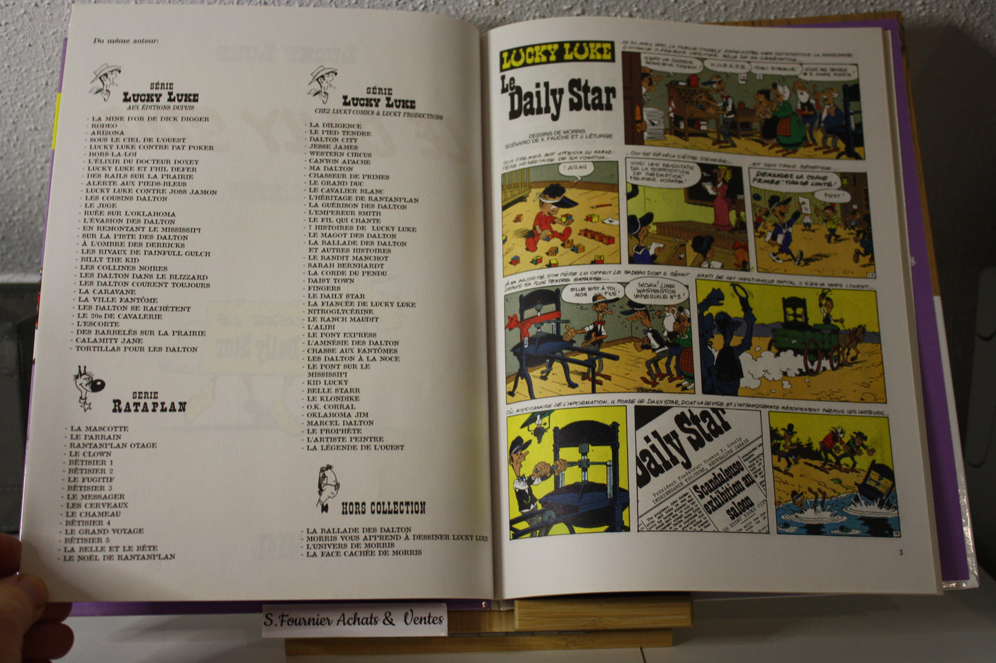 Le Daily Star – Lucky Luke - Morris, Fauche et Léturgie - Lucky comics - Réédition - 2003