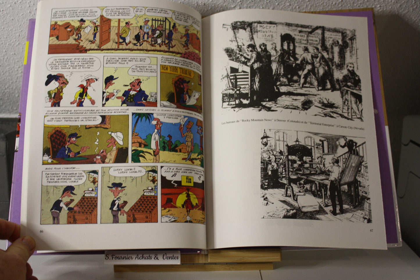 Le Daily Star – Lucky Luke - Morris, Fauche et Léturgie - Lucky comics - Réédition - 2003