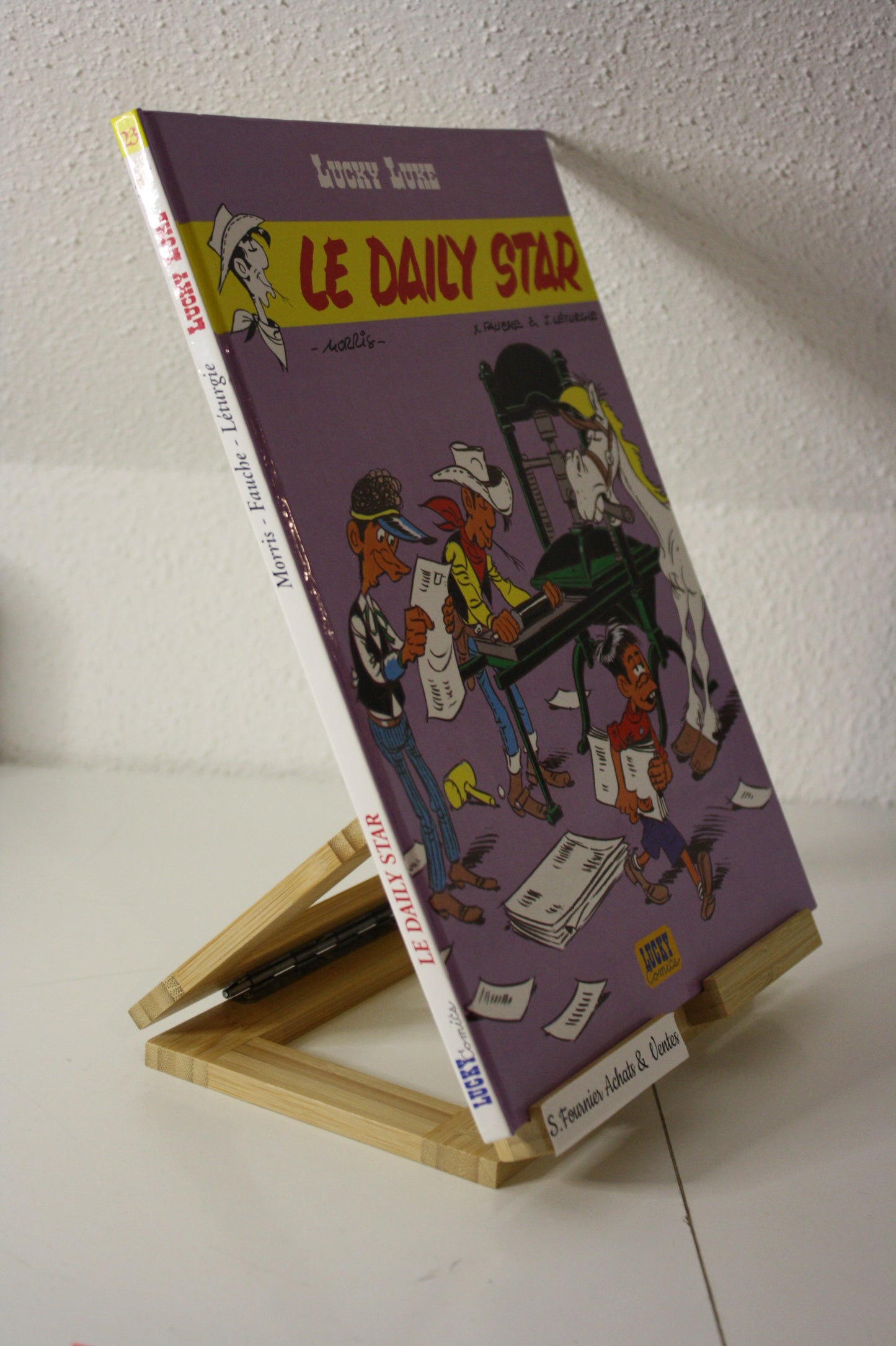 Le Daily Star – Lucky Luke - Morris, Fauche et Léturgie - Lucky comics - Réédition - 2003