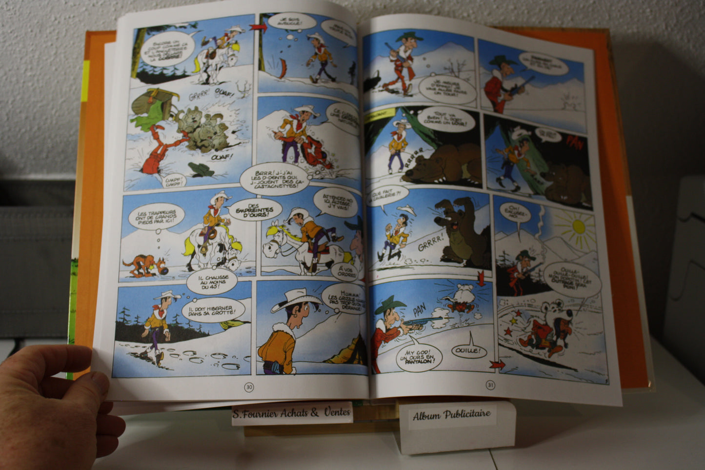 Un cheik au Far West – Lucky Luke - Morris - Lucky Production - Publicitaire - 1995 - Esso