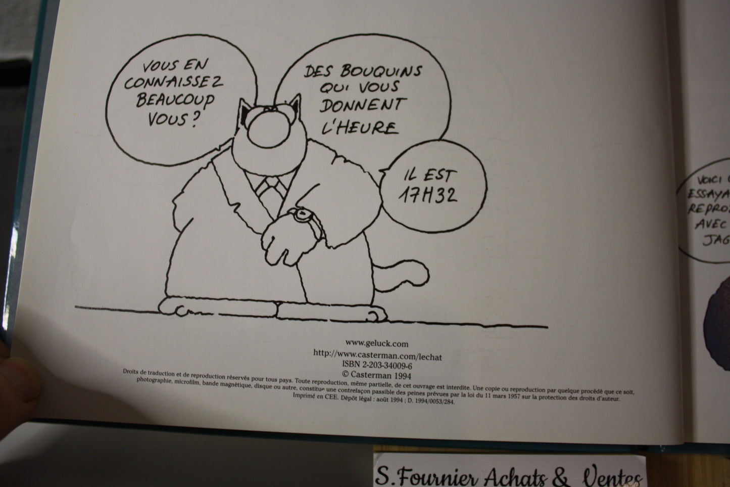 Le meilleur du Chat – Le chat – Phillipe Geluck - Casterman – Réédition - 1994
