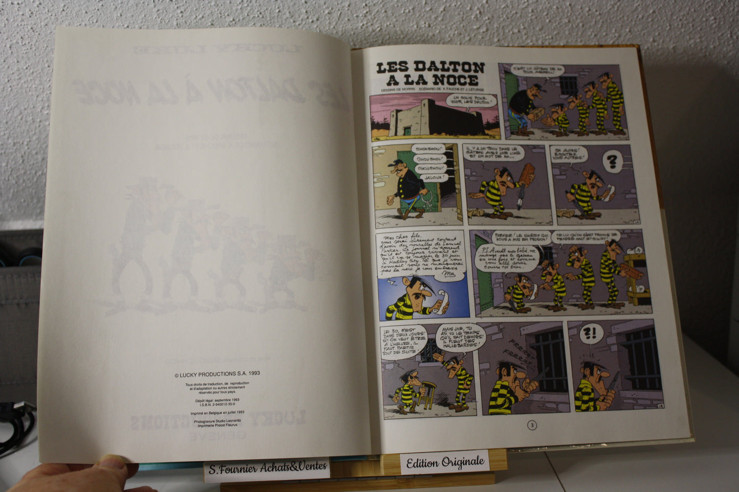 Les dalton à la noce – Lucky Luke – Morris, Fauche et Léturgie - Lucky Production - EO - 1993