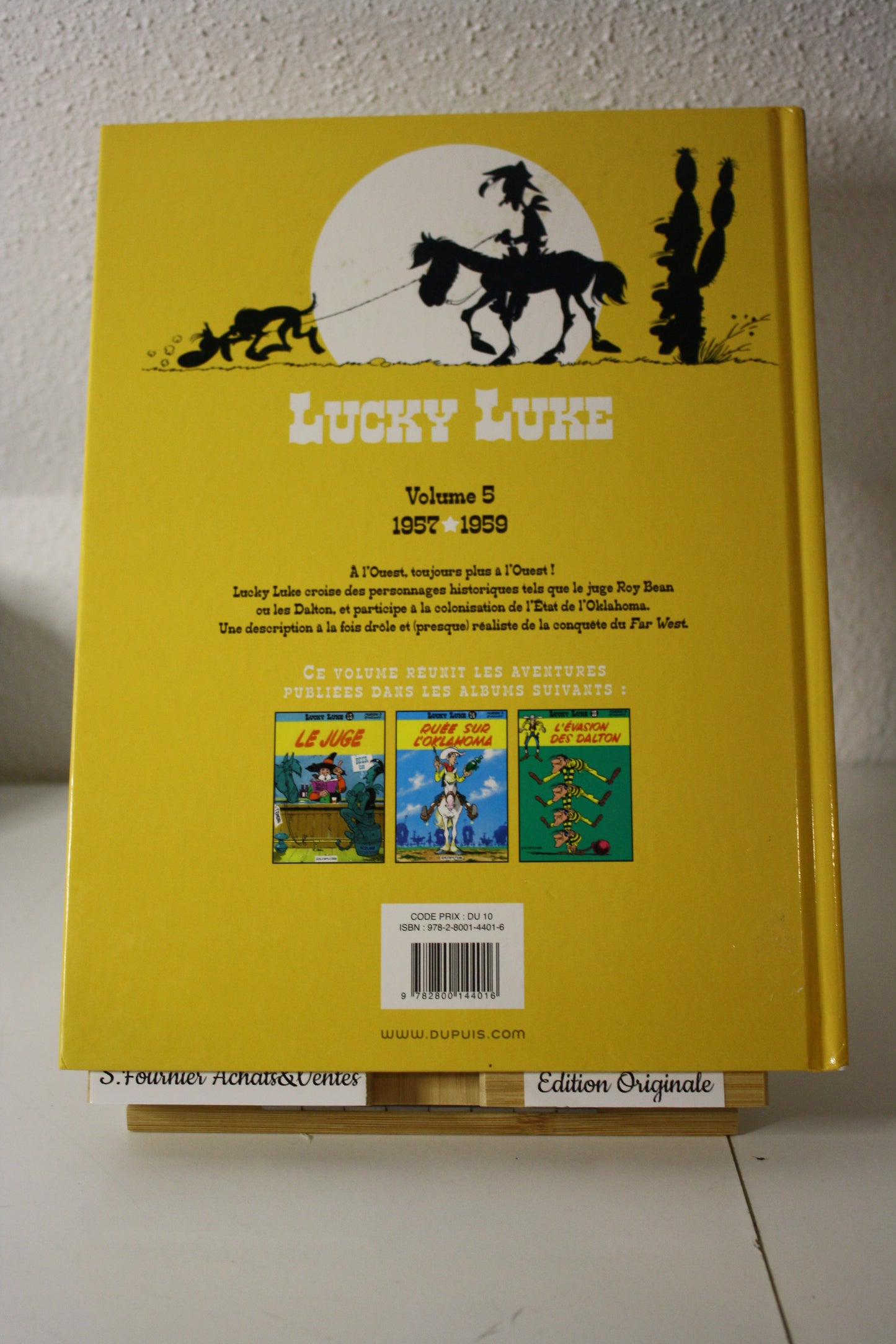 L’intégral Volume 5 – Lucky Luke – Morris et Goscinny - Dupuis - EO – 2005