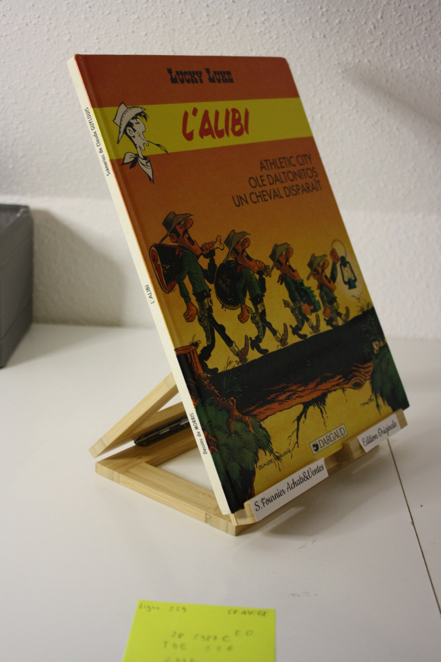 L’alibi – Lucky Luke – Morris et Guylouis - Dargaud - EO - 1987