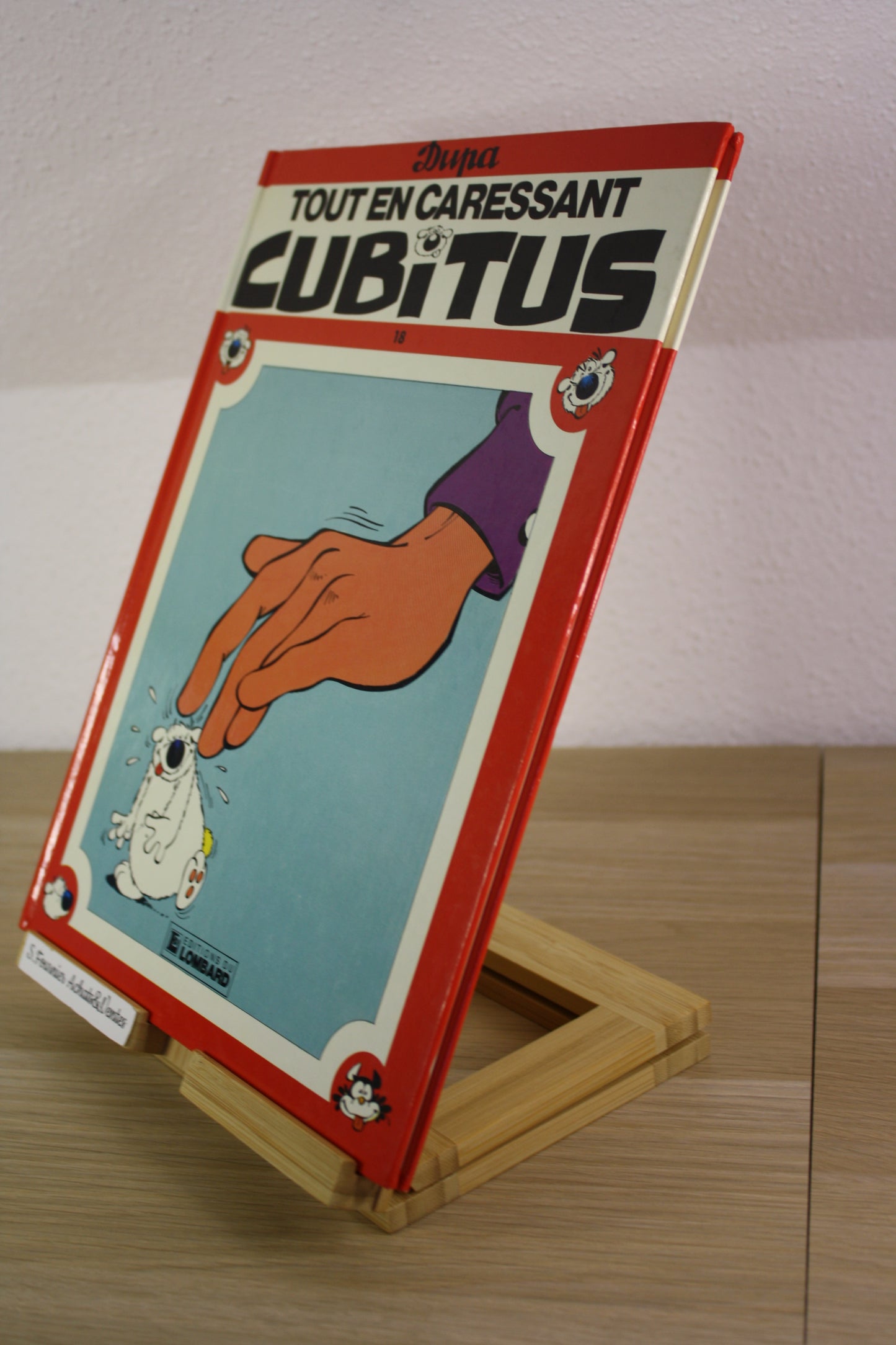 Tout en caressant Cubitus – Cubitus – Dupa – Lombard – EO – 1988