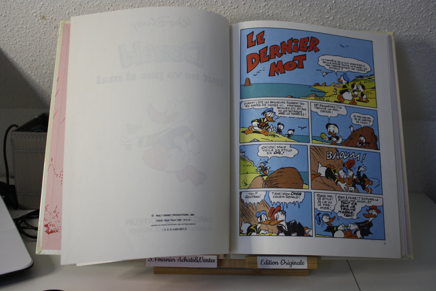 Donald Tout ne va pas si mal – Walt Disney - Walt Disney – Dargaud Editeur - EO - 1982