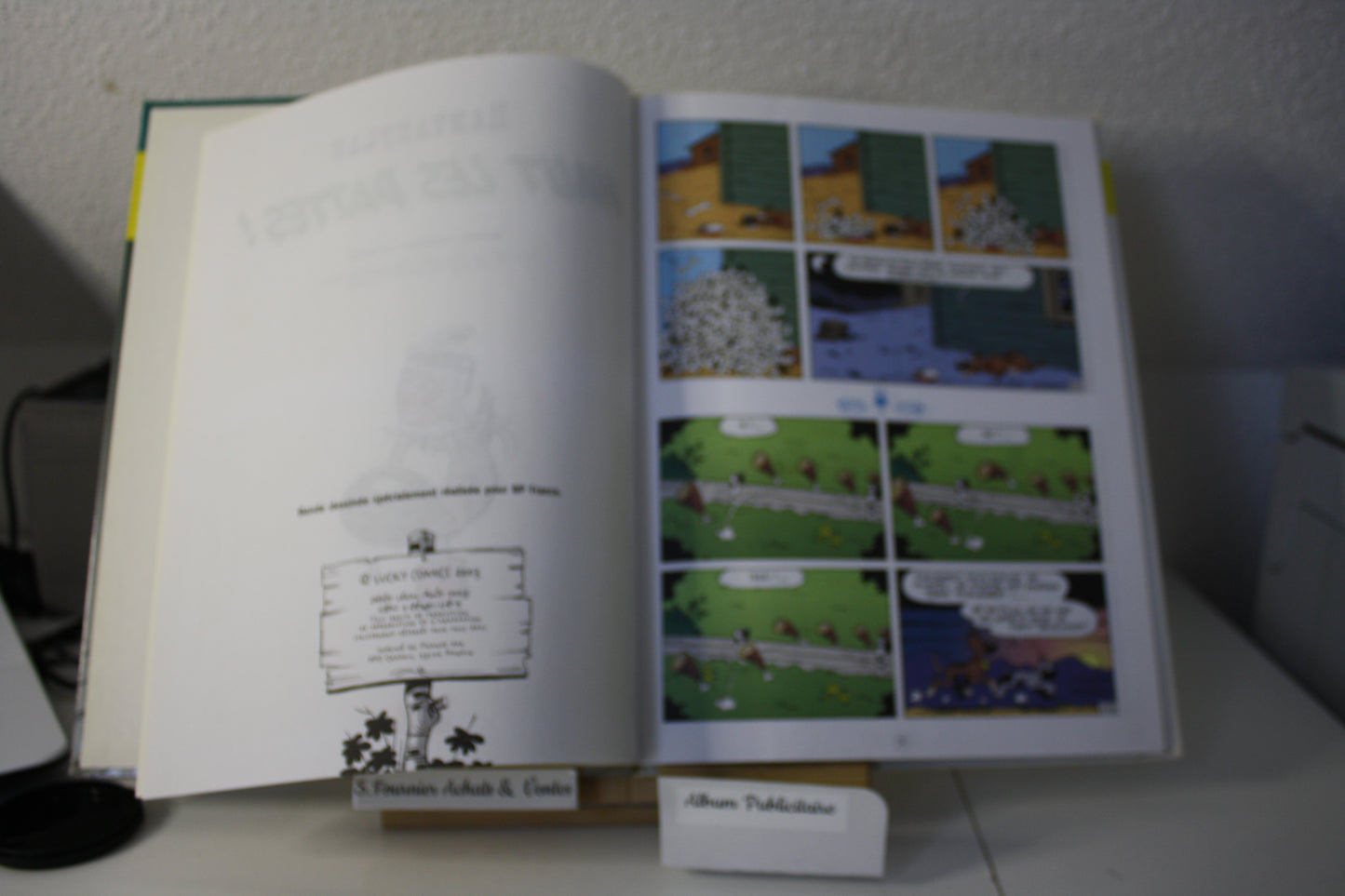 Hauts les pattes – Rantanplan – Morris, Léonardino - Lucky Comics – Publicitaire - 2003 – BP France