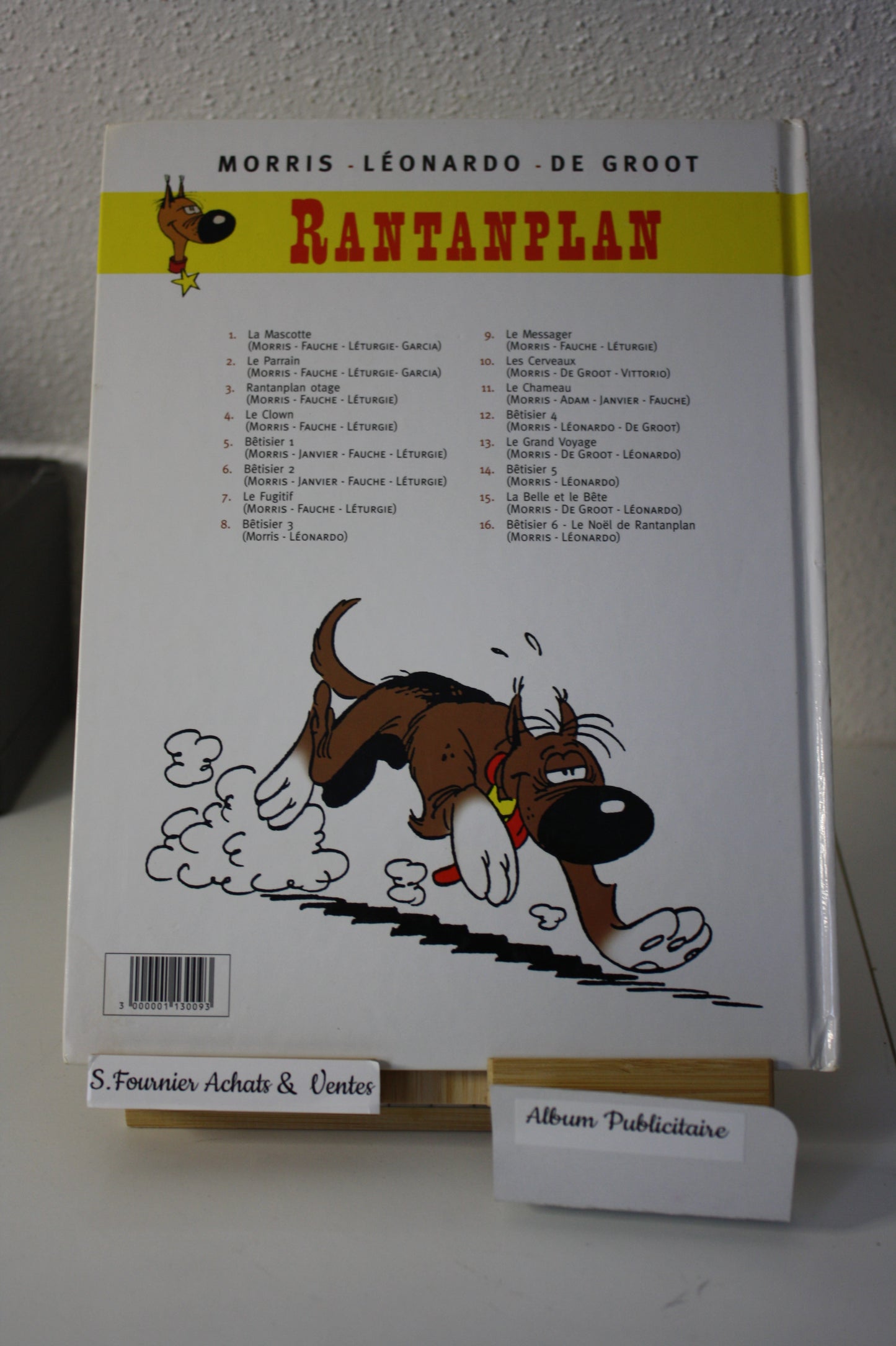 Hauts les pattes – Rantanplan – Morris, Léonardino - Lucky Comics – Publicitaire - 2003 – BP France