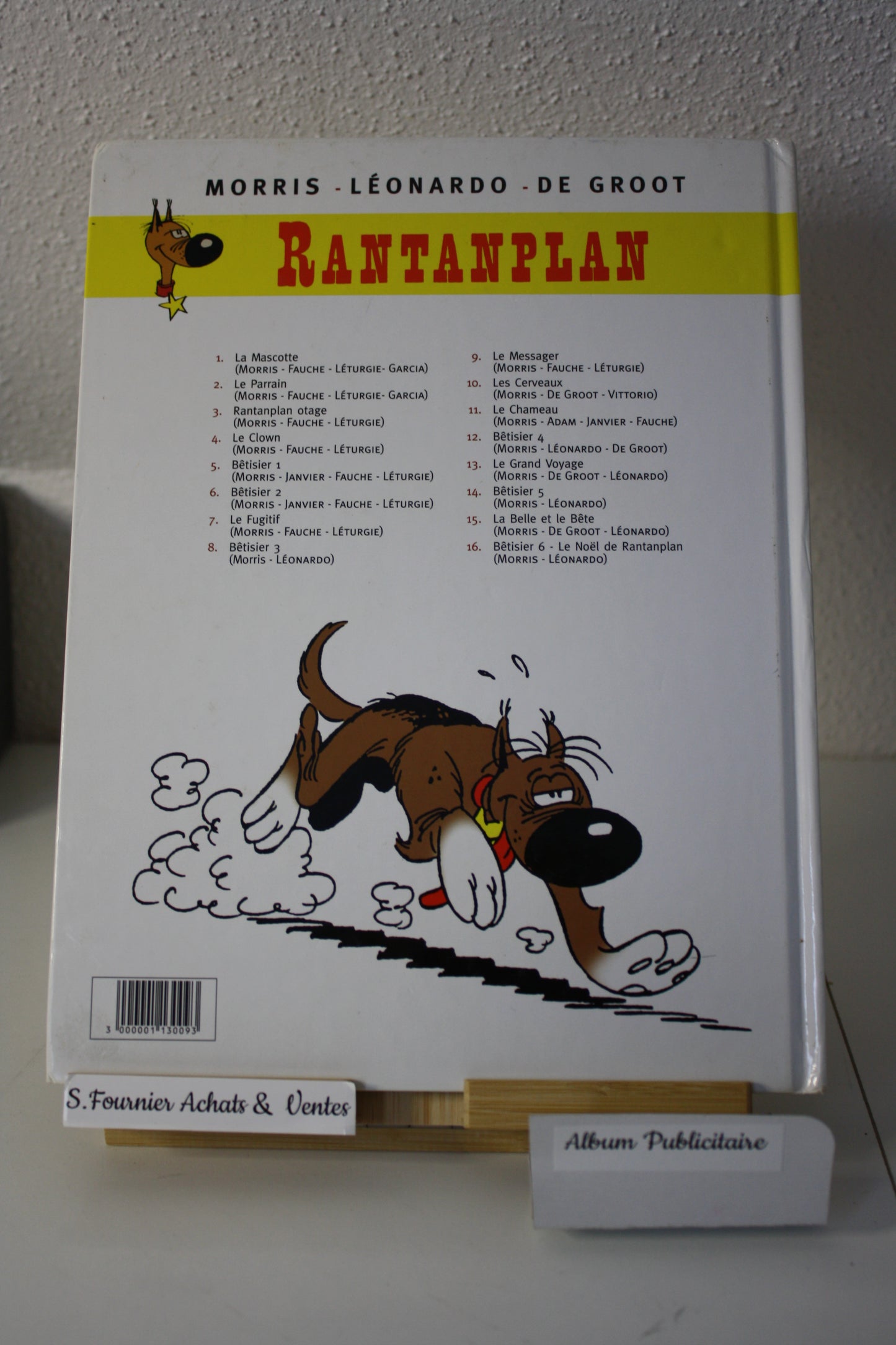 Le Jolie cœur – Rantanplan –Morris, Léonardino - Lucky Comics – Publicitaire – 2003 - BP France
