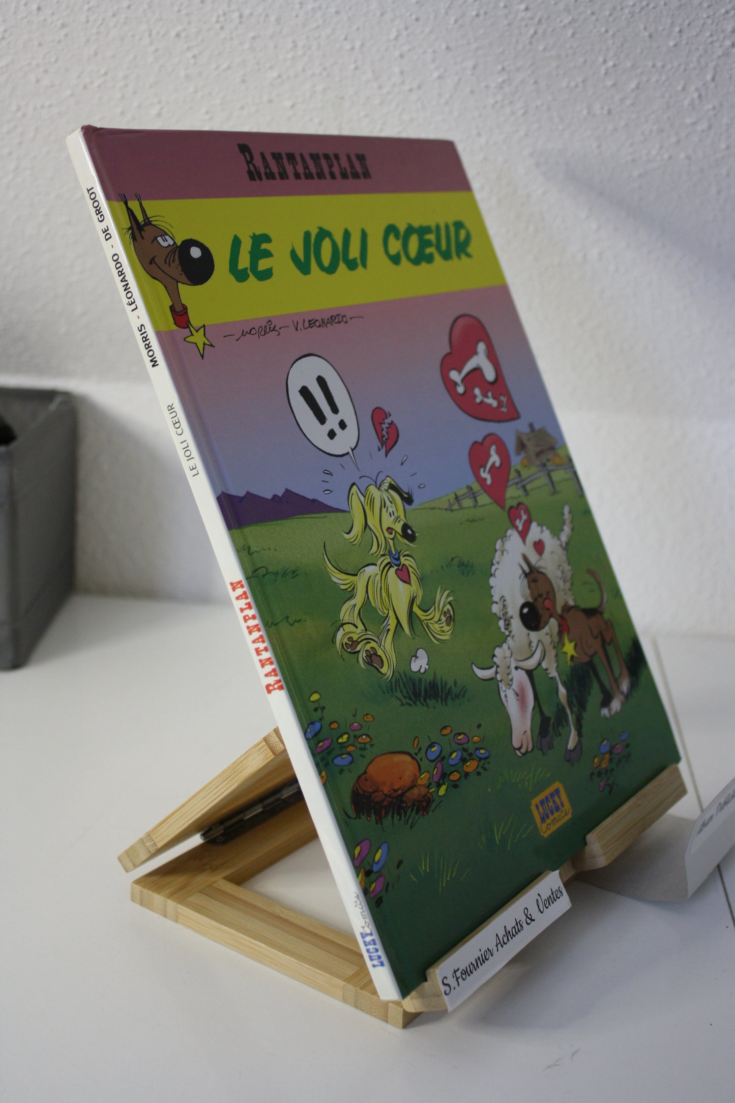 Le Jolie cœur – Rantanplan –Morris, Léonardino - Lucky Comics – Publicitaire – 2003 - BP France